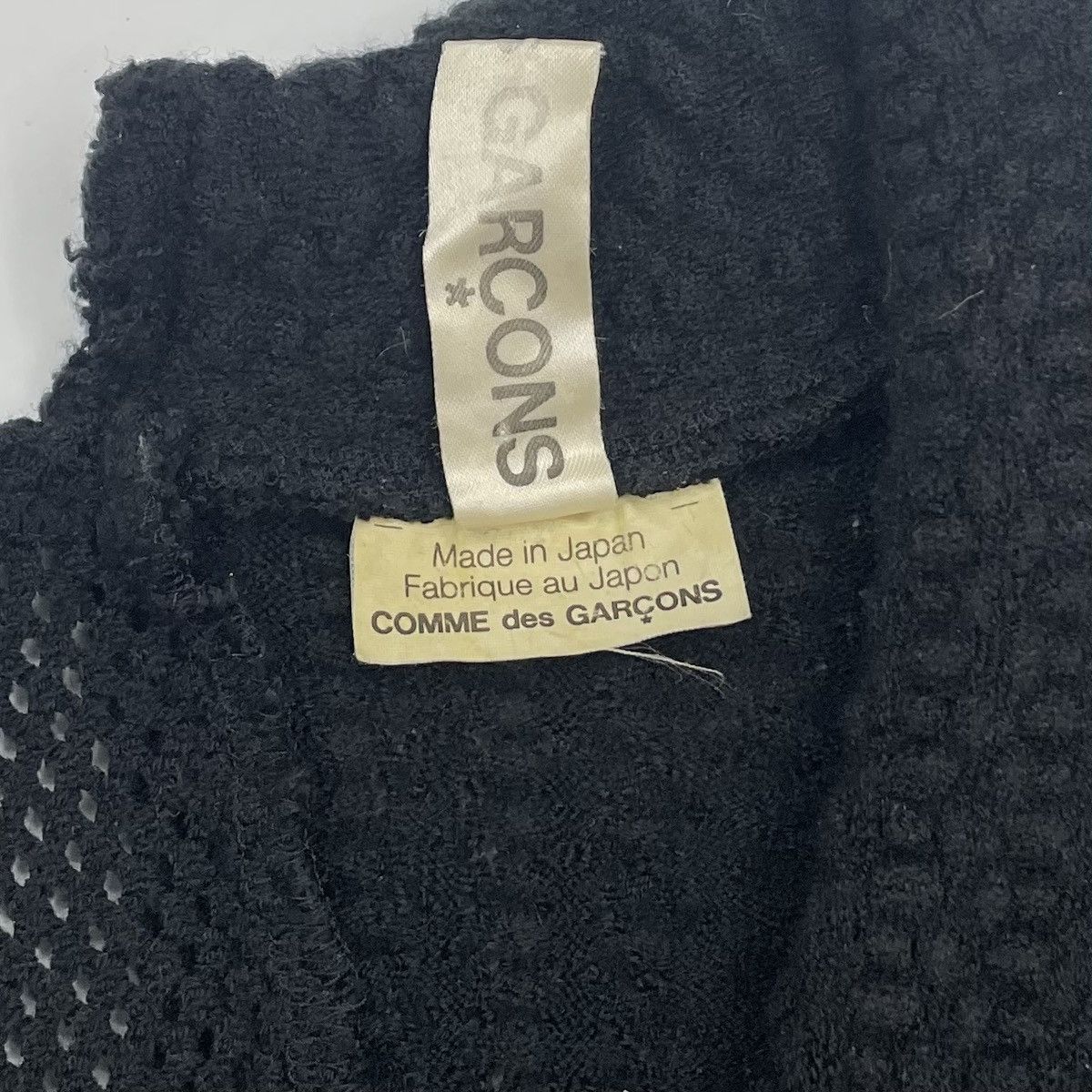 Comme des Garcons × Japanese Brand AW 2007 COMME des GARÇONS Asymmetrical Wool Sweater Size L / US 10 / IT 46 - 6 Thumbnail