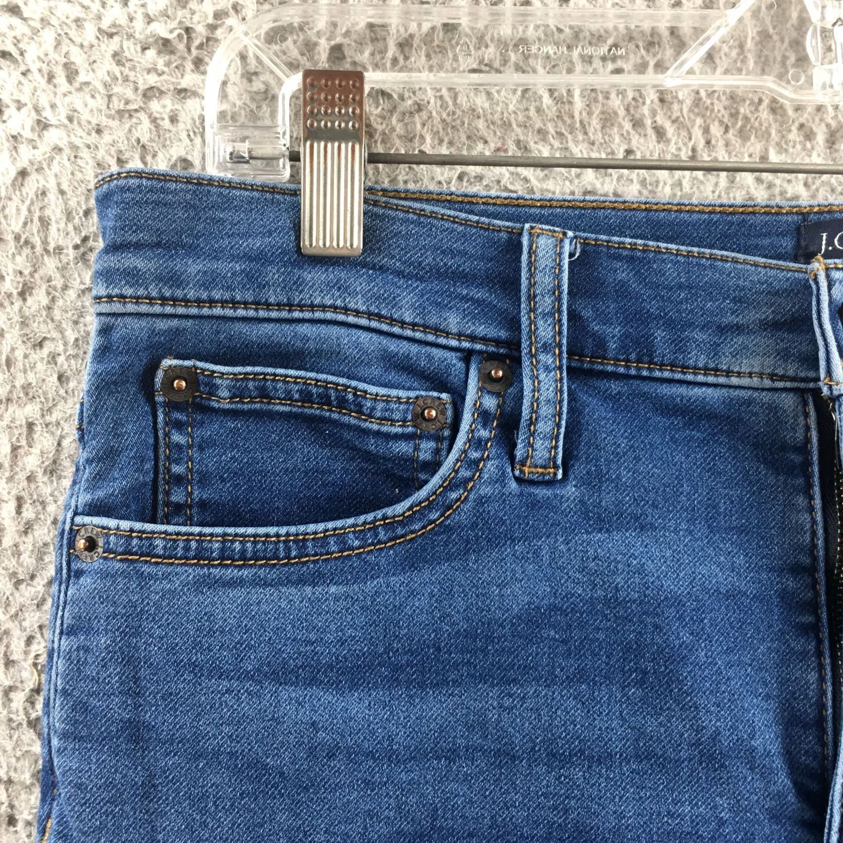 J.Crew J.Crew Skinny Jeans Womens 30 Mid Rise Medium Blue Zip Fly Stretch Denim Casual Size 30" / US 8 / IT 44 - 3 Thumbnail