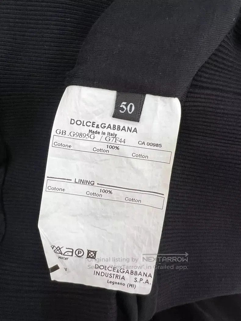 Dolce & Gabbana Dolce&Gabbana Men's Embroidered Bomber Jacket. Size US L / EU 52-54 / 3 - 5 Thumbnail