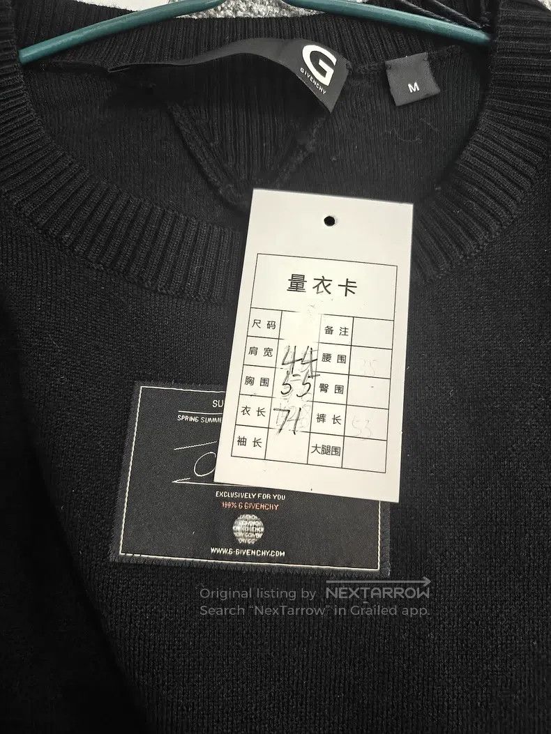 Givenchy Givenchy Letter Logo Knit Sweater Size US M / EU 48-50 / 2 - 5 Thumbnail