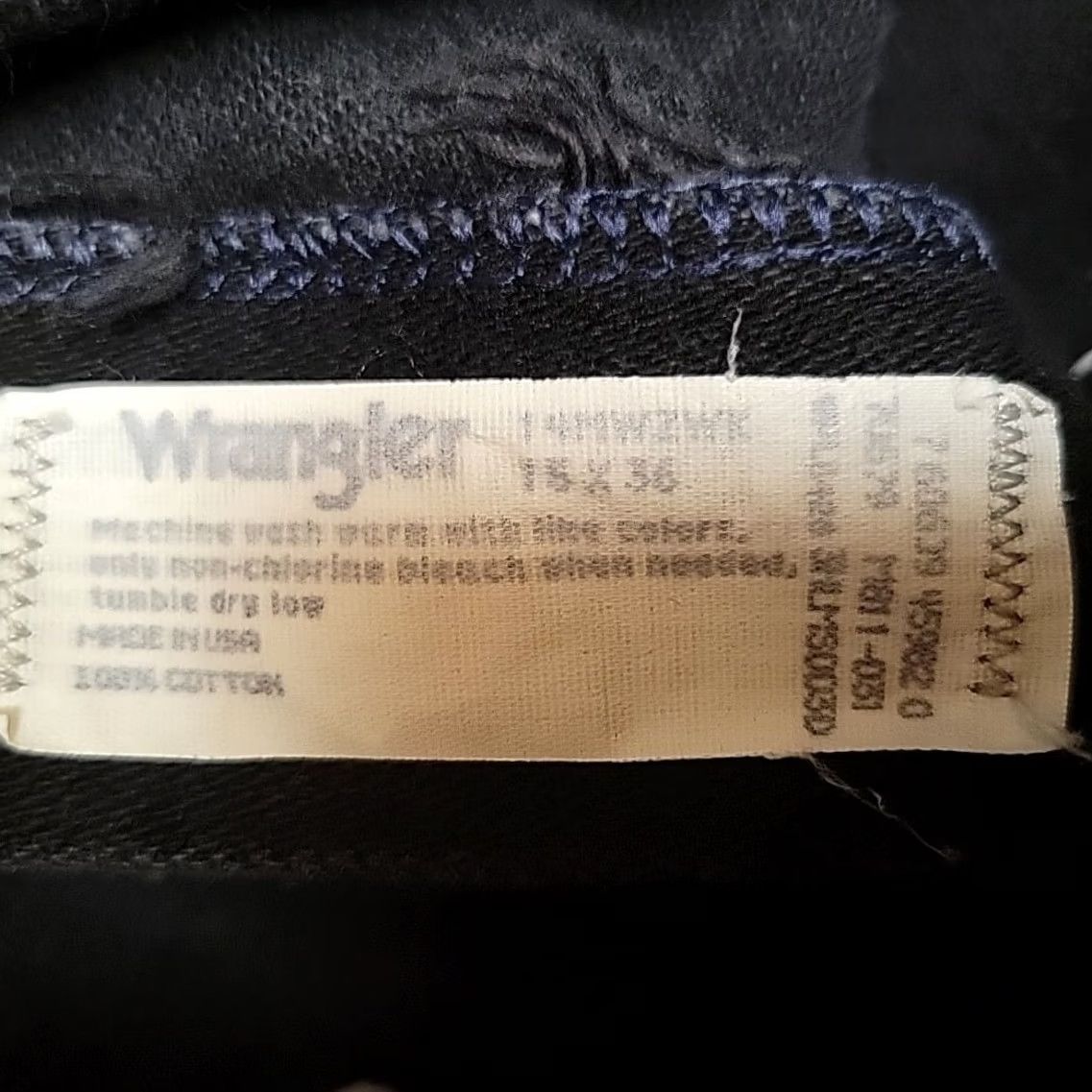 Wrangler VINTAGE Wrangler Jeans Women 15x36 Tall Black High Rise USA 90s Made in USA Stack Jeans Women 15 Tall Black USA 90s Wrangler Size 36" / US 14 / IT 50 - 4 Thumbnail