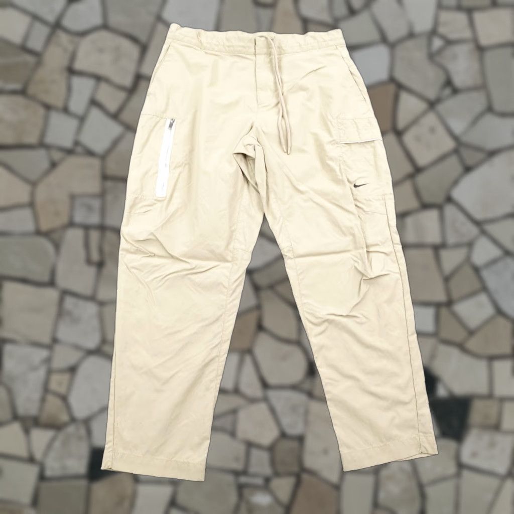 Nike Pants Mens 34 Khaki Beige Tan NSW Style Essentials Utility Cargo Joggers Activewear Casual Travel