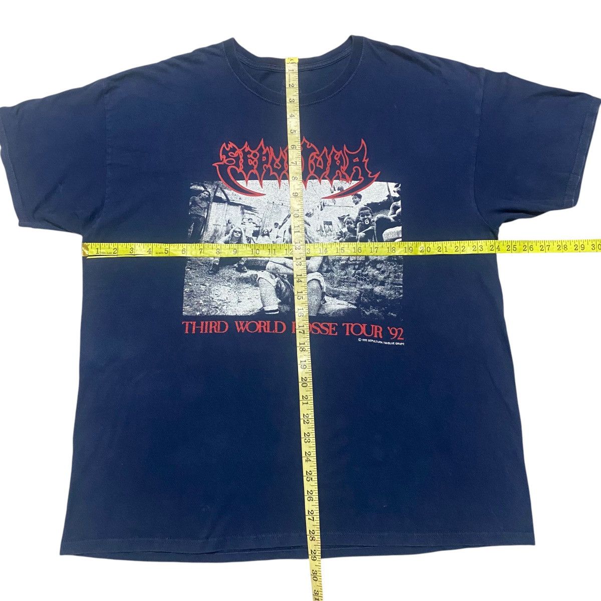 Vintage Vintage Y2K Sepultura 'Third World Posse Tour 92 Size US XL / EU 56 / 4 - 13 Thumbnail