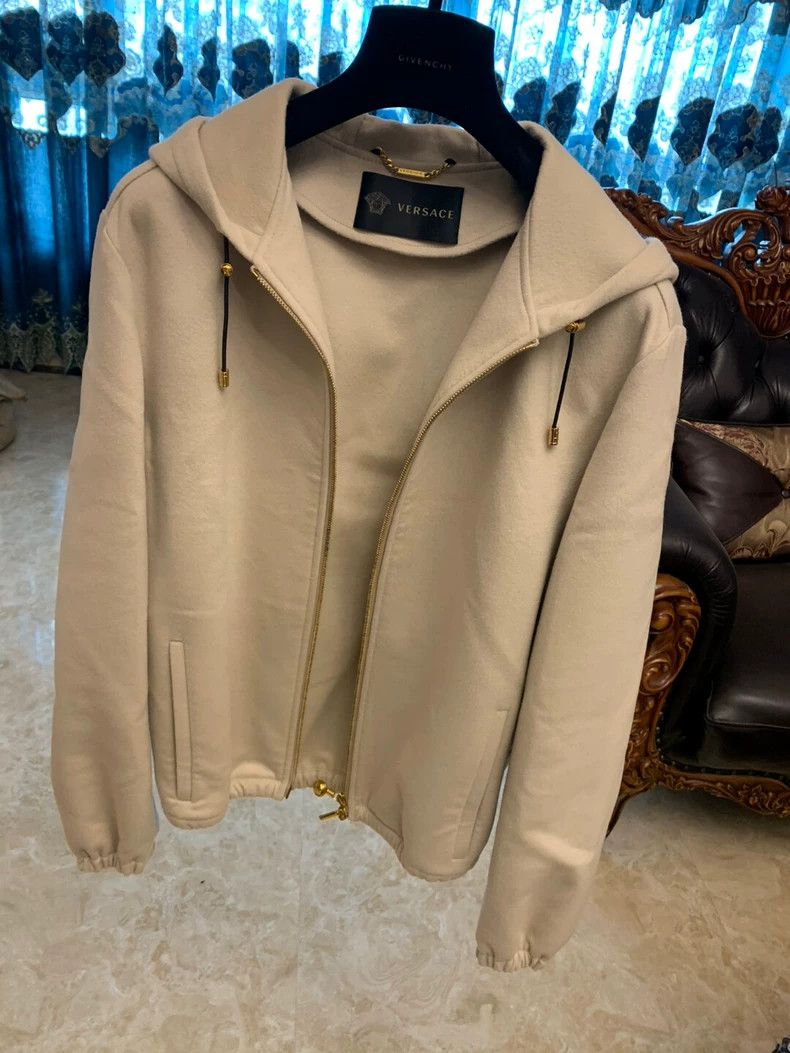 Versace Versace Wool Short Hooded Jacket - dmc Size US M / EU 48-50 / 2 - 1 Thumbnail