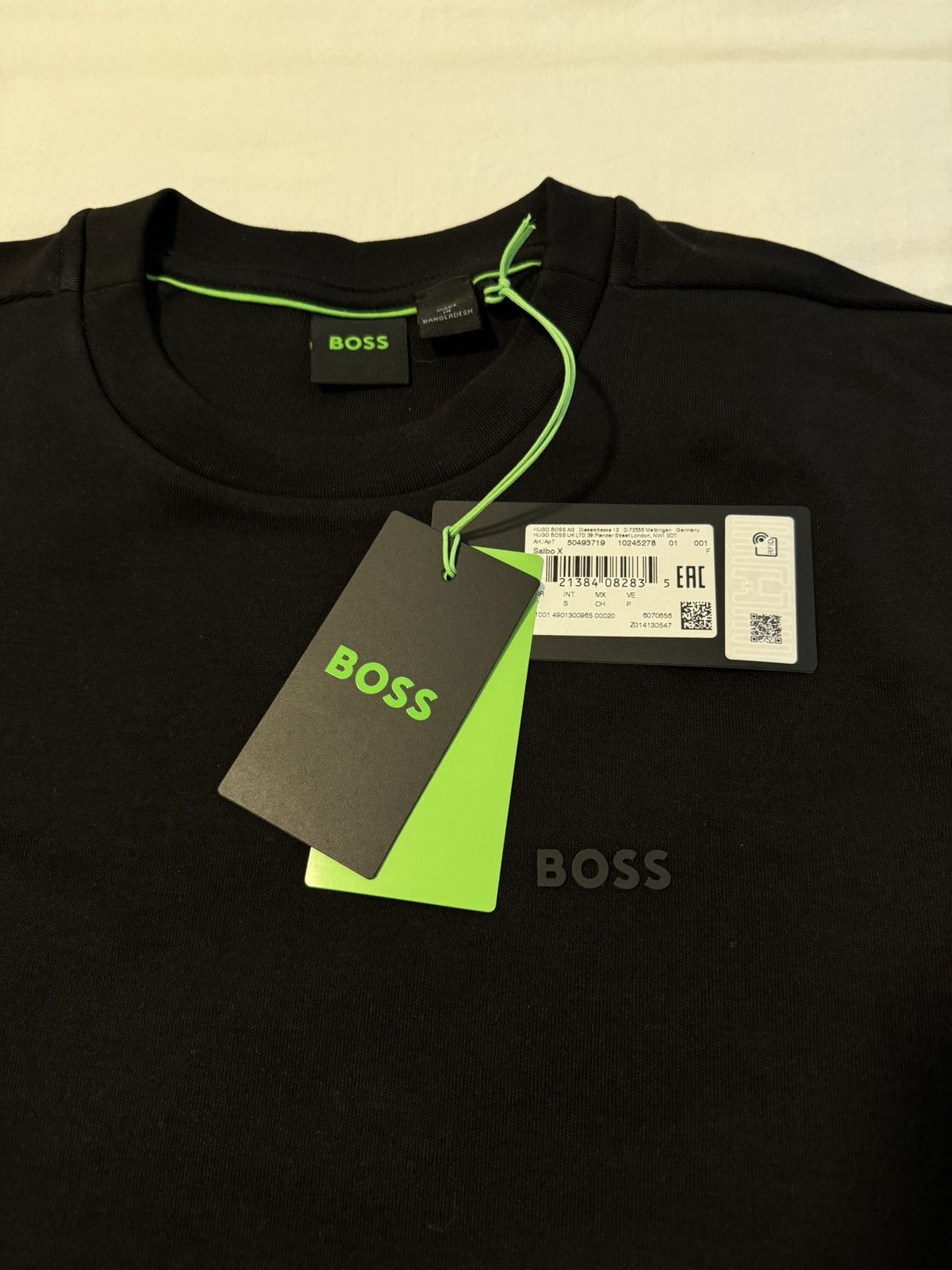 Hugo Boss Interlock Cotton Sweatshirt with Logo Size US S / EU 44-46 / 1 - 3 Thumbnail