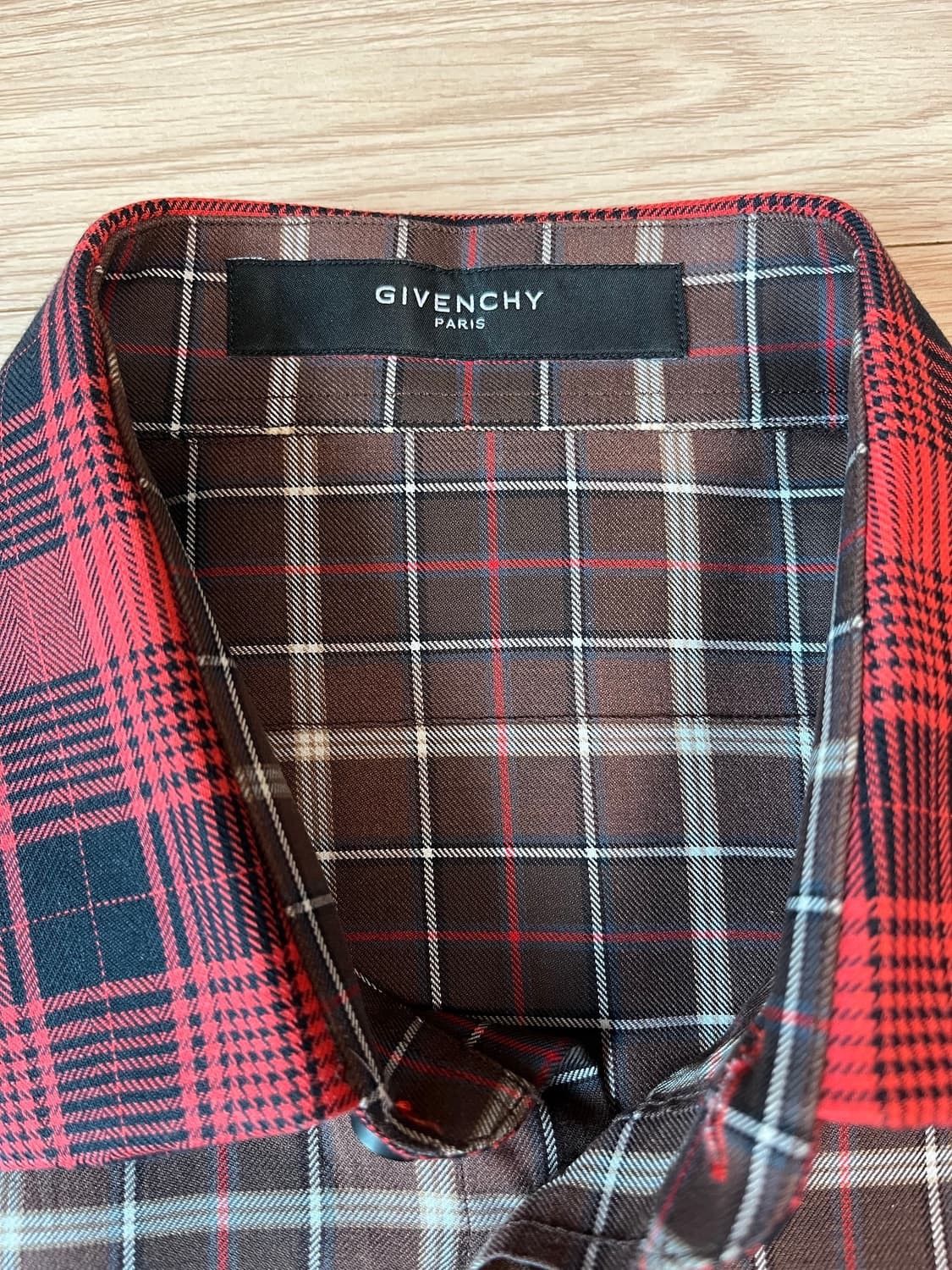 Givenchy Givenchy Shoulder Patch Flannel Shirt Size US L / EU 52-54 / 3 - 4 Thumbnail