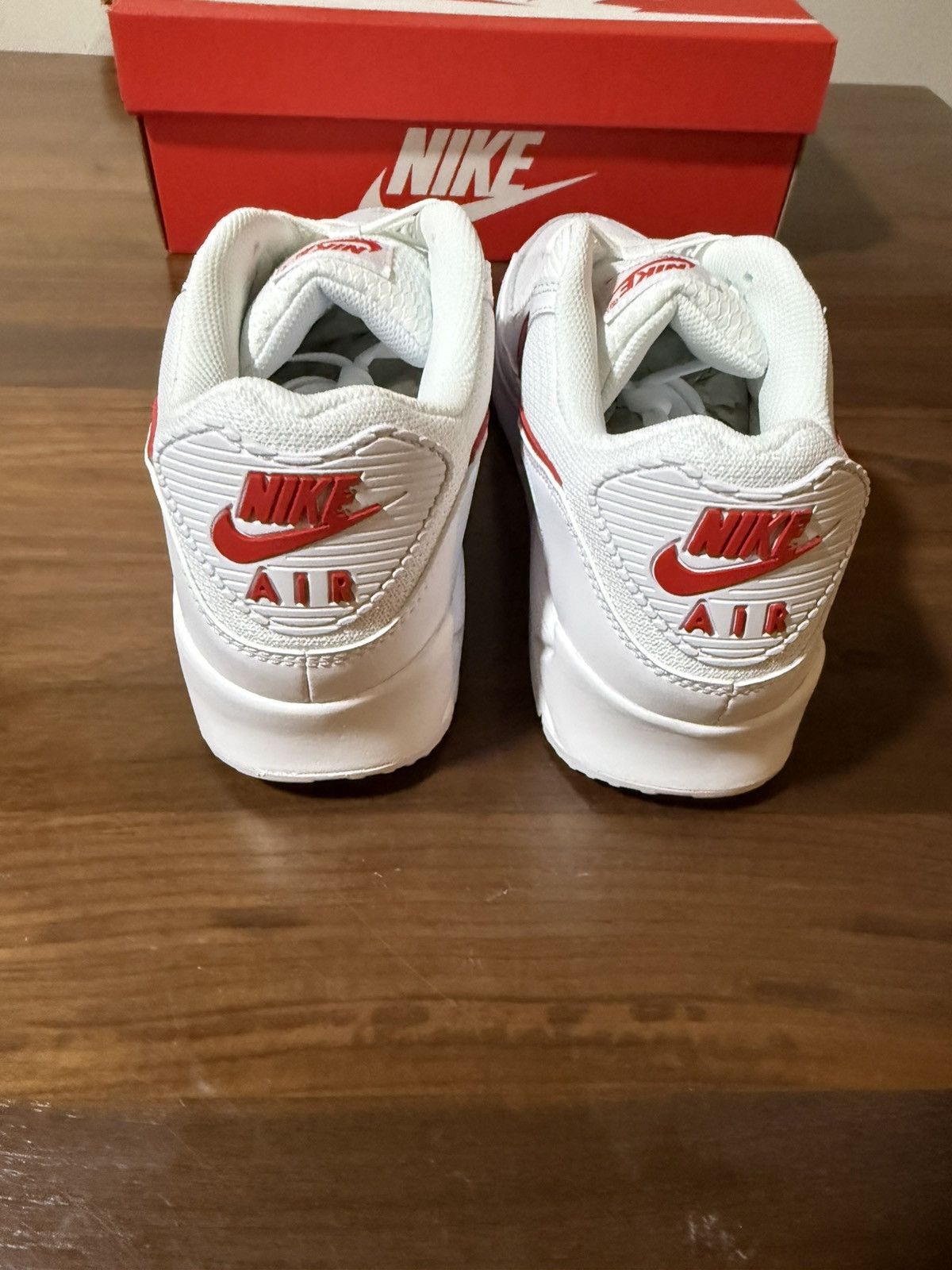 Nike Nike Air Max 90 “White/University Red/White” Men’s Size 11 Size US 11 / EU 44 - 5 Thumbnail