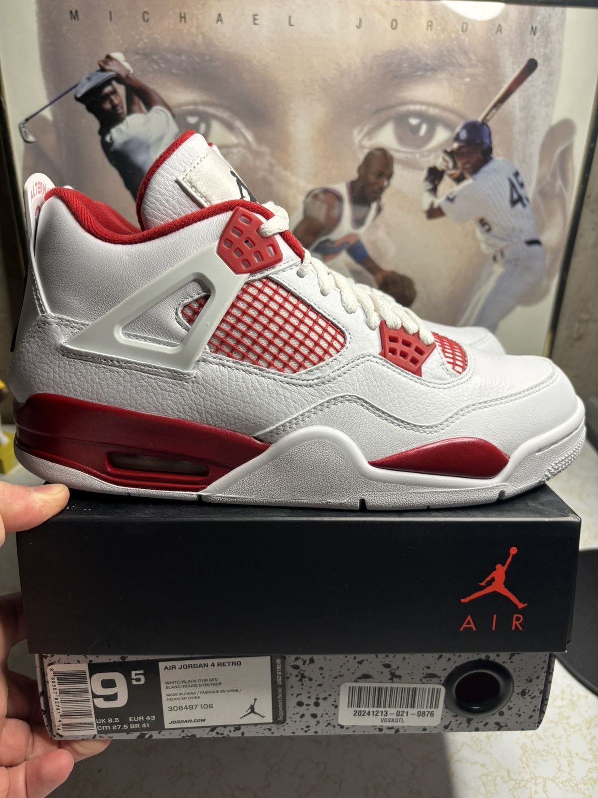 Jordan Brand Air Jordan 4 Retro Alternate 89 2016 Size US 9.5 / EU 42-43 - 1 Thumbnail