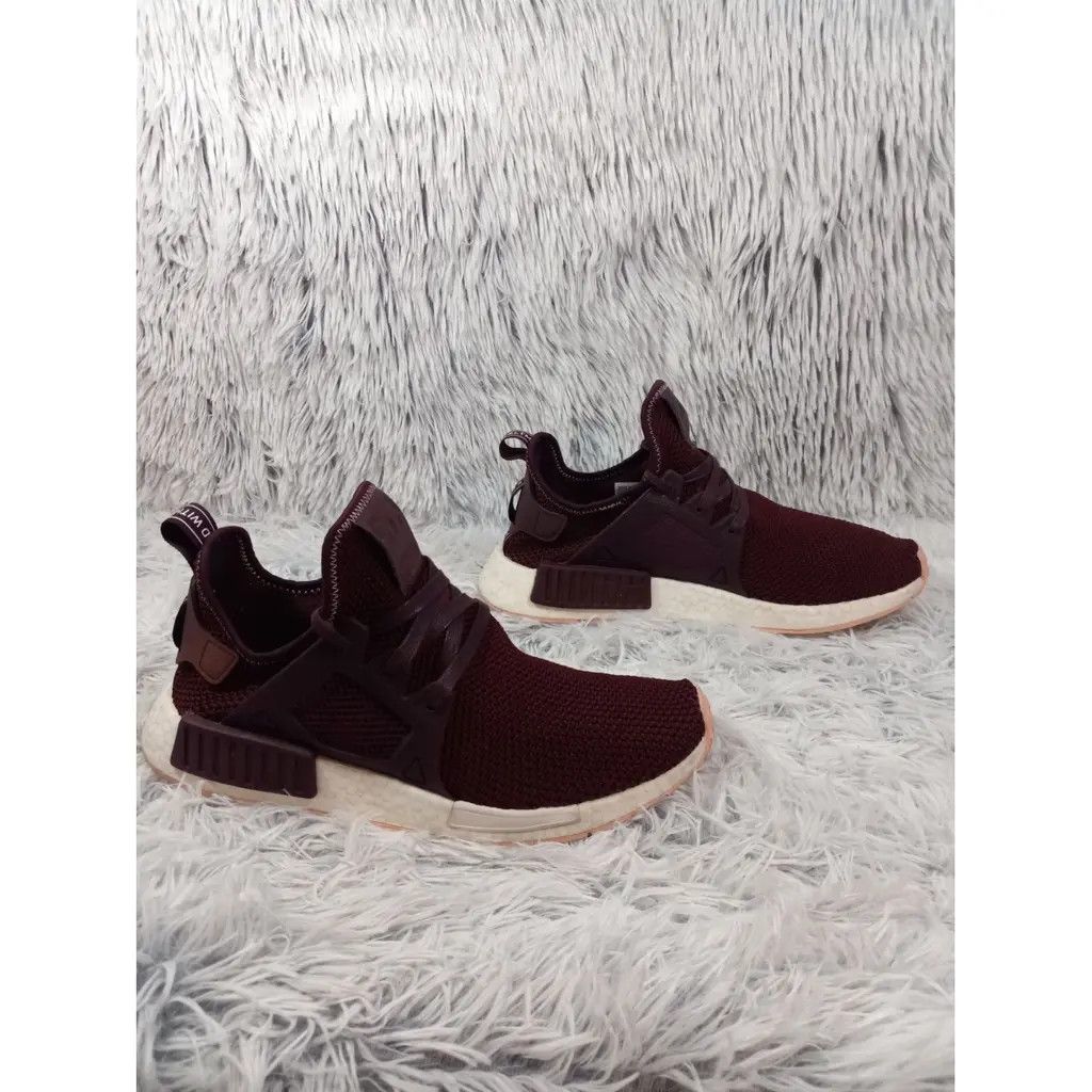Adidas Adidas NMD XR1 Burgundy Boost Sneakers Size US 10 Size US 10 / IT 40 - 2 Thumbnail