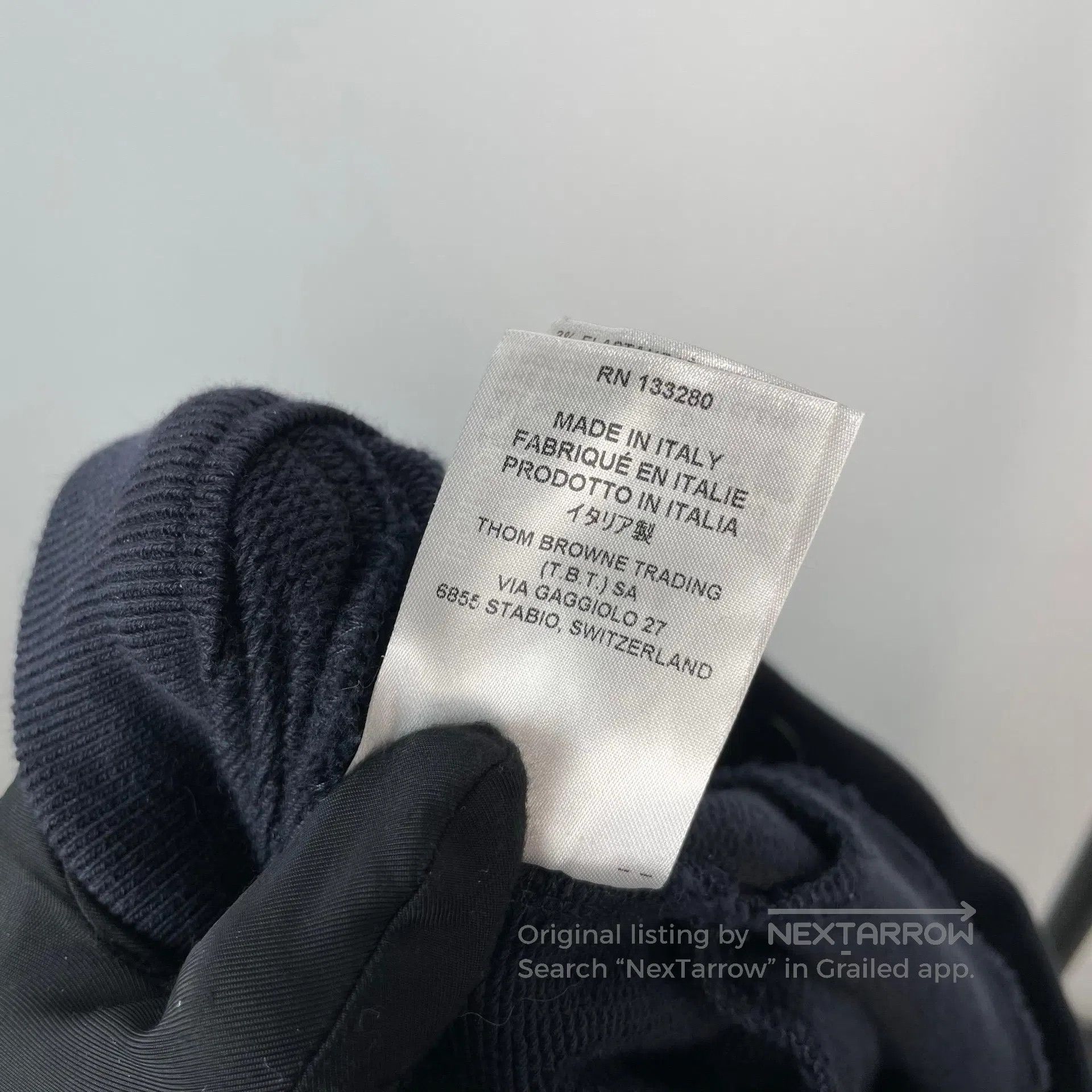 Thom Browne Thom Browne Navy Blue Mini Pleated Skirt| Size 37" - 9 Thumbnail
