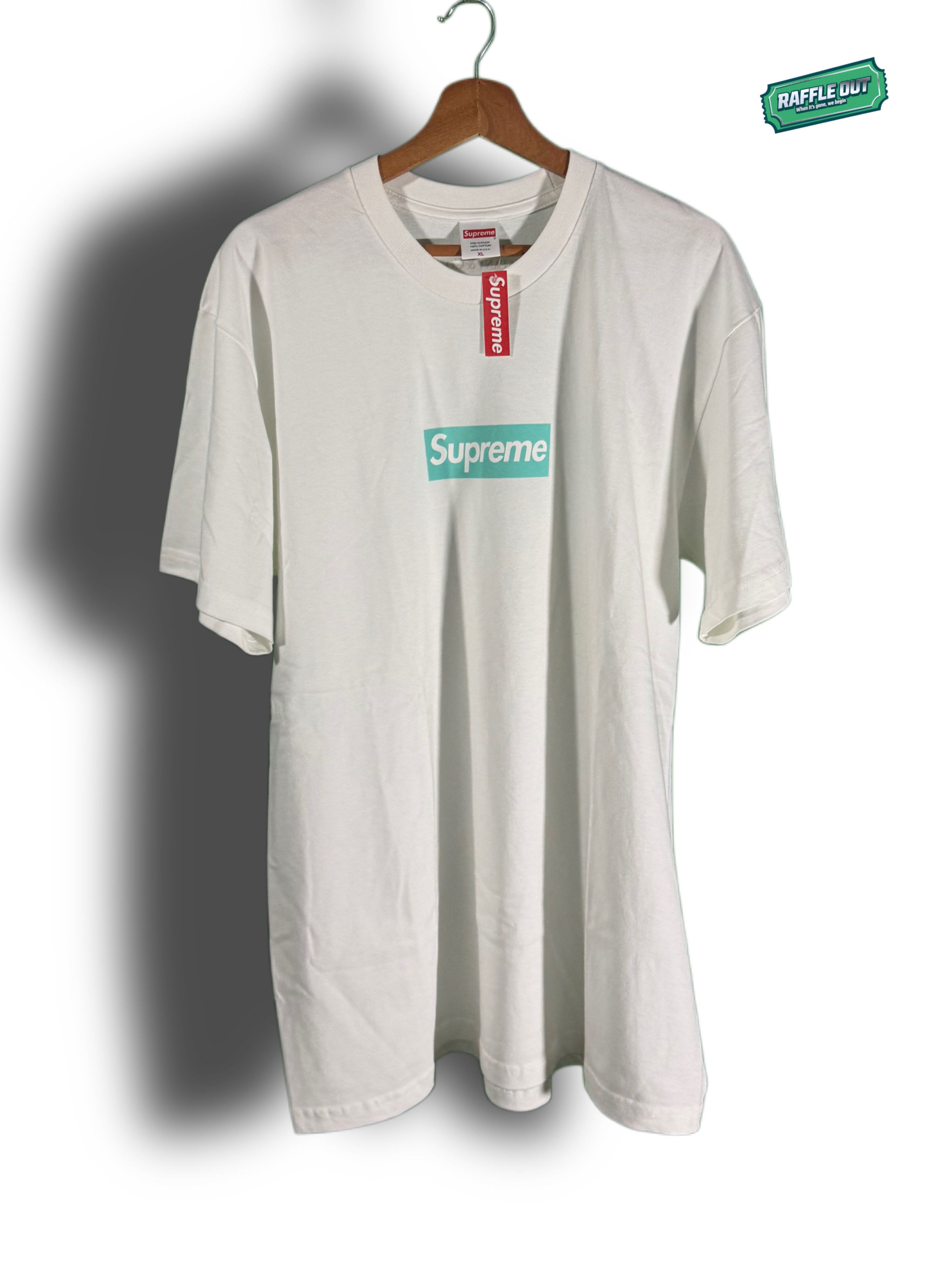 Supreme XL Supreme Dean Blunt Tee white photo 2025 box logo black