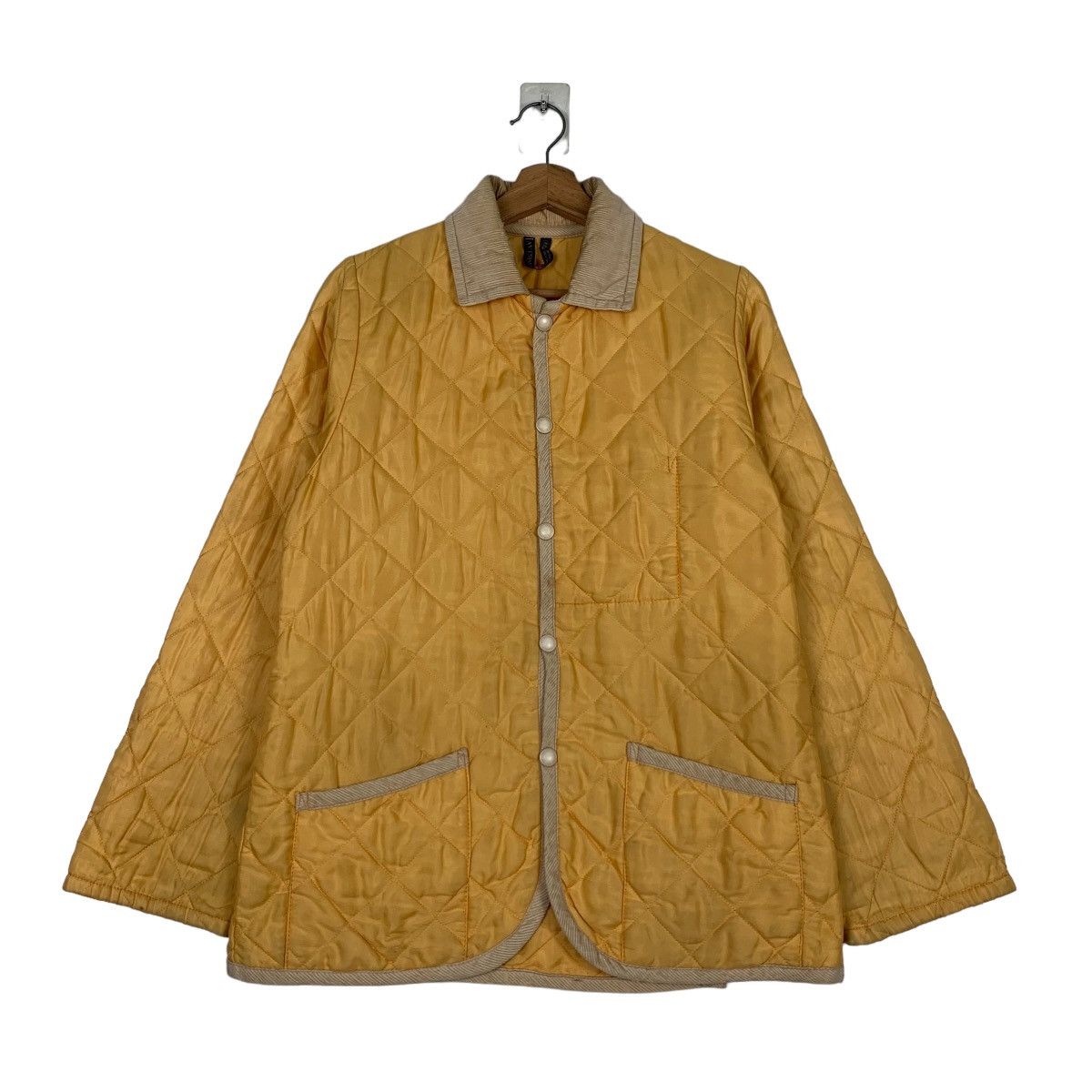 Lavenham Lavenham Made in England Yellow Quilted Jacket #0431-C20 Size US S / EU 44-46 / 1 - 1 Thumbnail