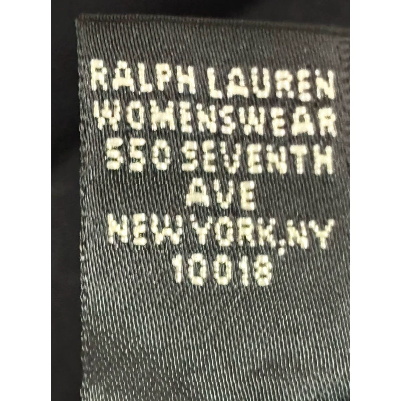 Ralph Lauren RALPH LAUREN Black Wool Blend Wide Leg Dress Pants Sz 8 Women Career Black Label Size 30" / US 8 / IT 44 - 6 Thumbnail
