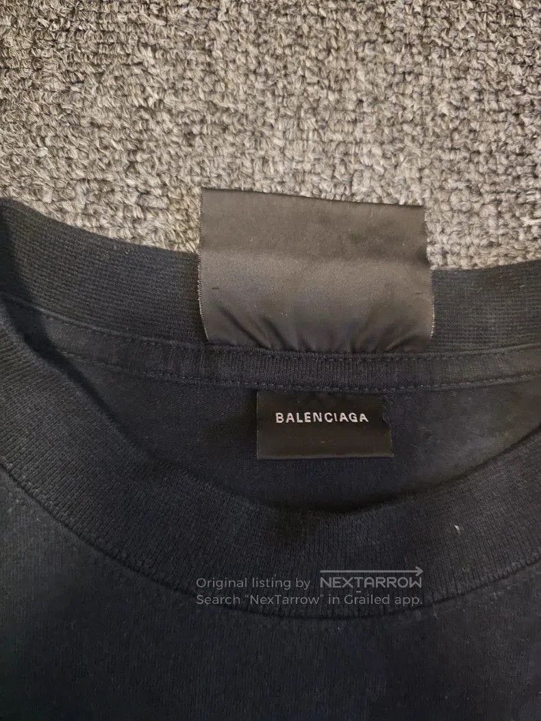 Balenciaga Balenciaga Women's Black Graffiti T. Size US M / EU 48-50 / 2 - 3 Thumbnail