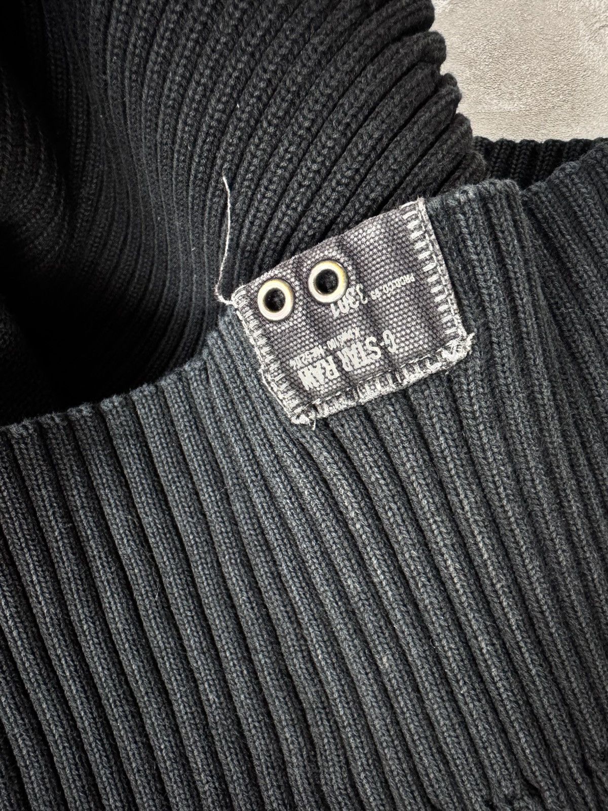 G-Star G-star RAW VTG Parker Gs R Knit L/S Cotton ribbed sweater Size US XXL / EU 58 / 5 - 6 Thumbnail