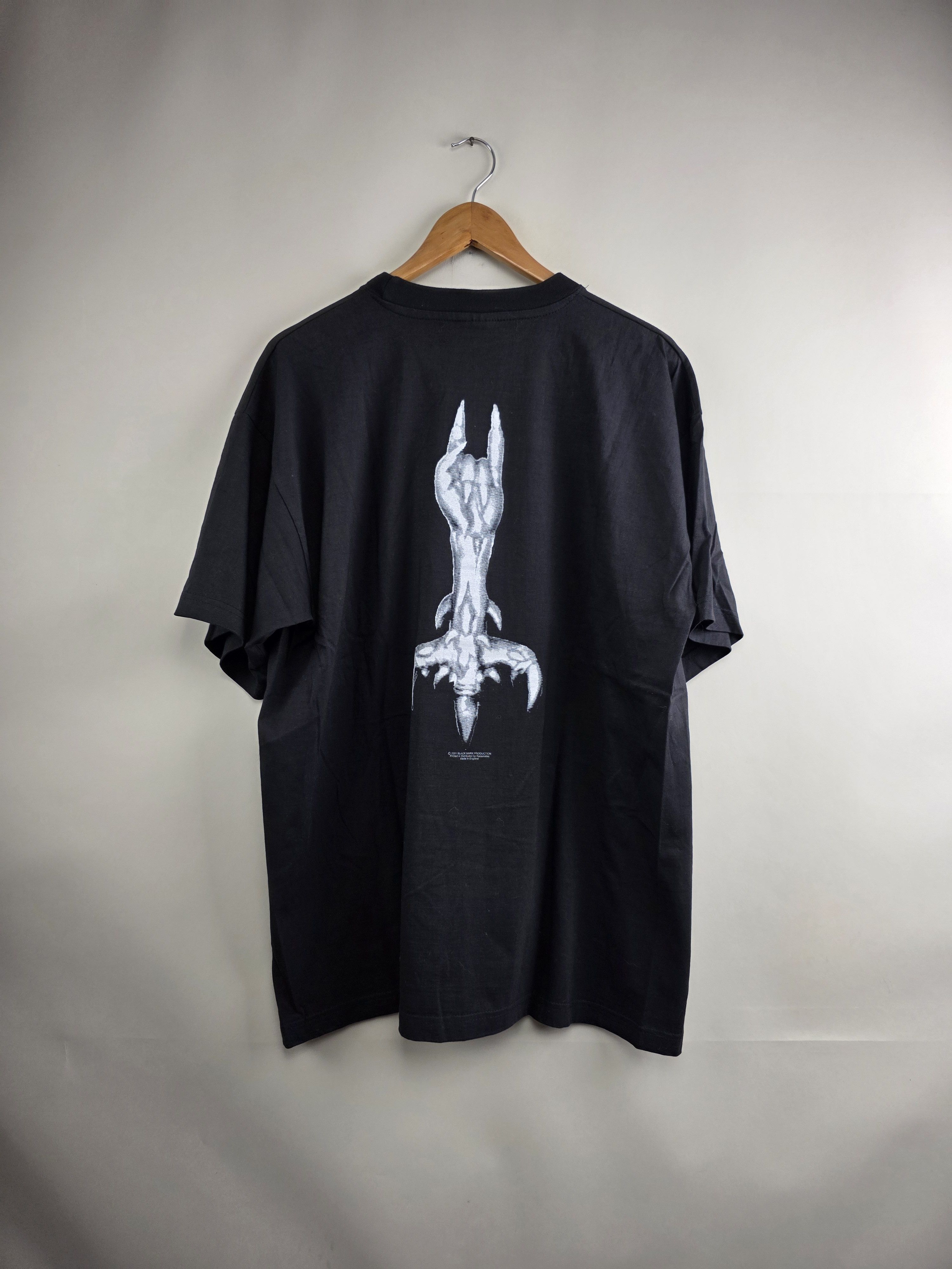 Band Tees 2001 Bathory Blood Fire Death Vintage 90s T shirt Size US XL / EU 56 / 4 - 6 Thumbnail