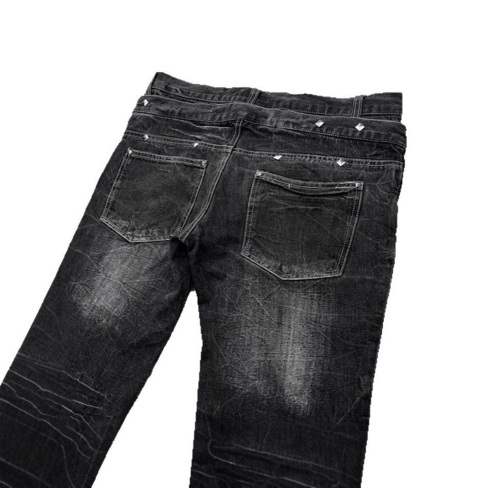 Japanese Brand Retro loose slightly flared jeans Size US 32 / EU 48 - 5 Thumbnail
