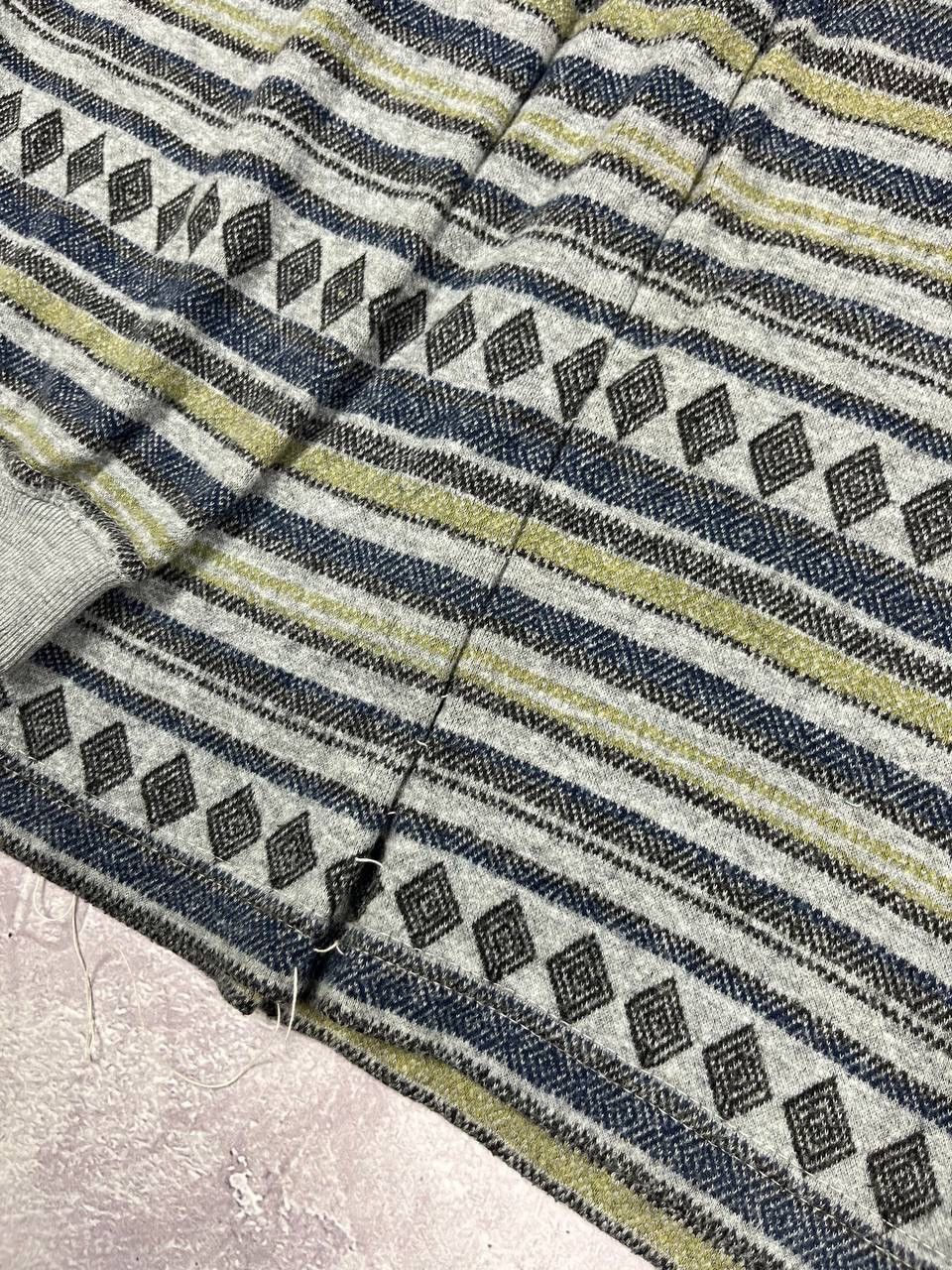Givenchy Givenchy Men's Collared Geometric Knit Sweater Size US L / EU 52-54 / 3 - 2 Thumbnail