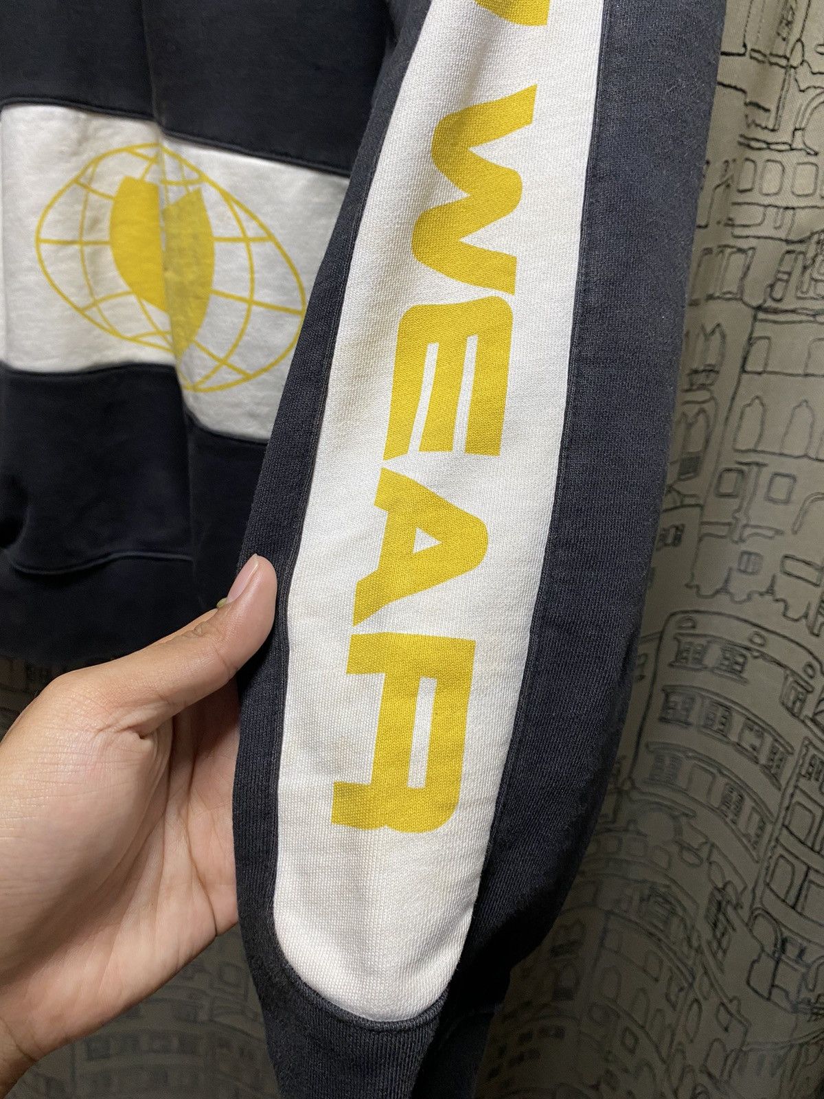 Rap Tees Vintage WU WEAR WU TANG CREAM SWEATSHIRT Rap Tee Size US M / EU 48-50 / 2 - 13 Thumbnail