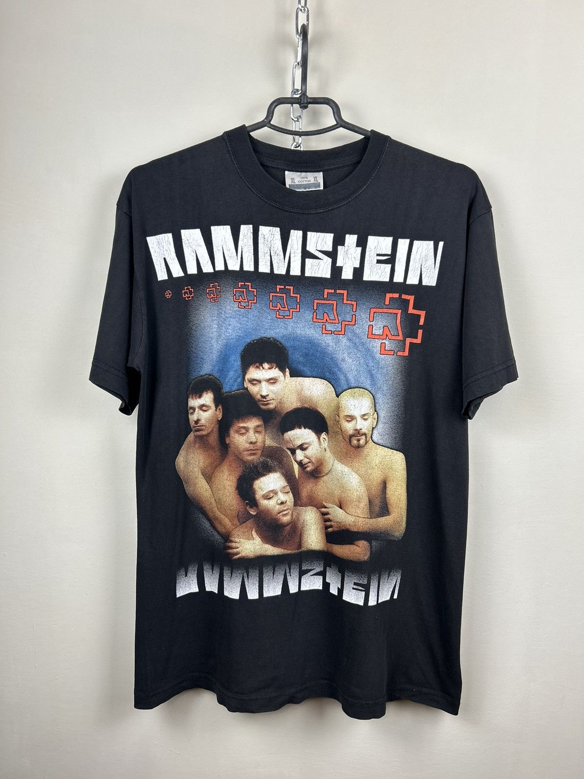 Band Tees Vintage 2000s Rammstein Muter Metal Band Black T shirt Rare Size US XL / EU 56 / 4 - 1 Thumbnail