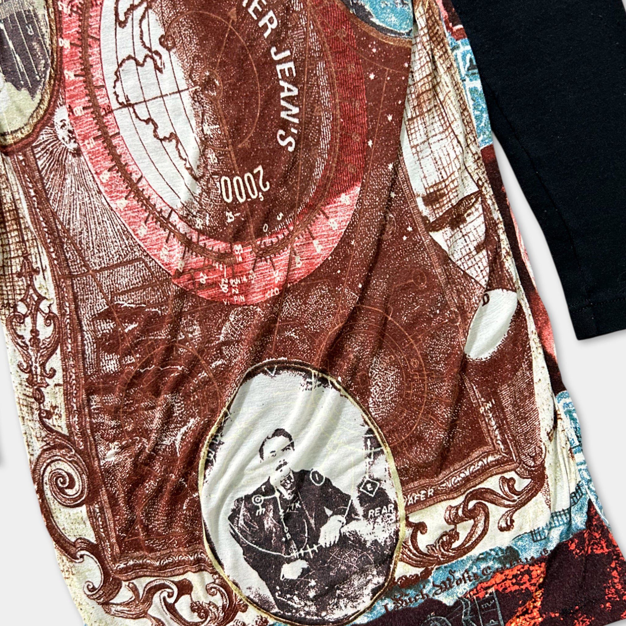 Jean Paul Gaultier Jean Paul Gaultier 2000's Tesla Print Dress Size L / US 10 / IT 46 - 2 Thumbnail
