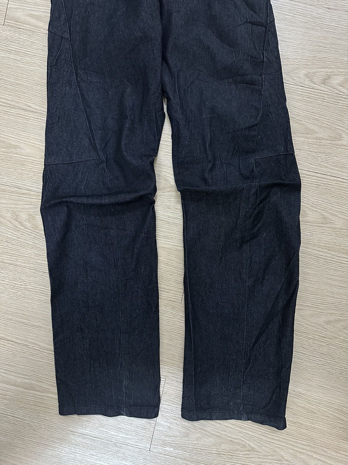 Japanese Brand × Seditionaries Rare Beautiful Breath Mint Slanted Double Waist Denim Pants Size US 32 / EU 48 - 4 Thumbnail