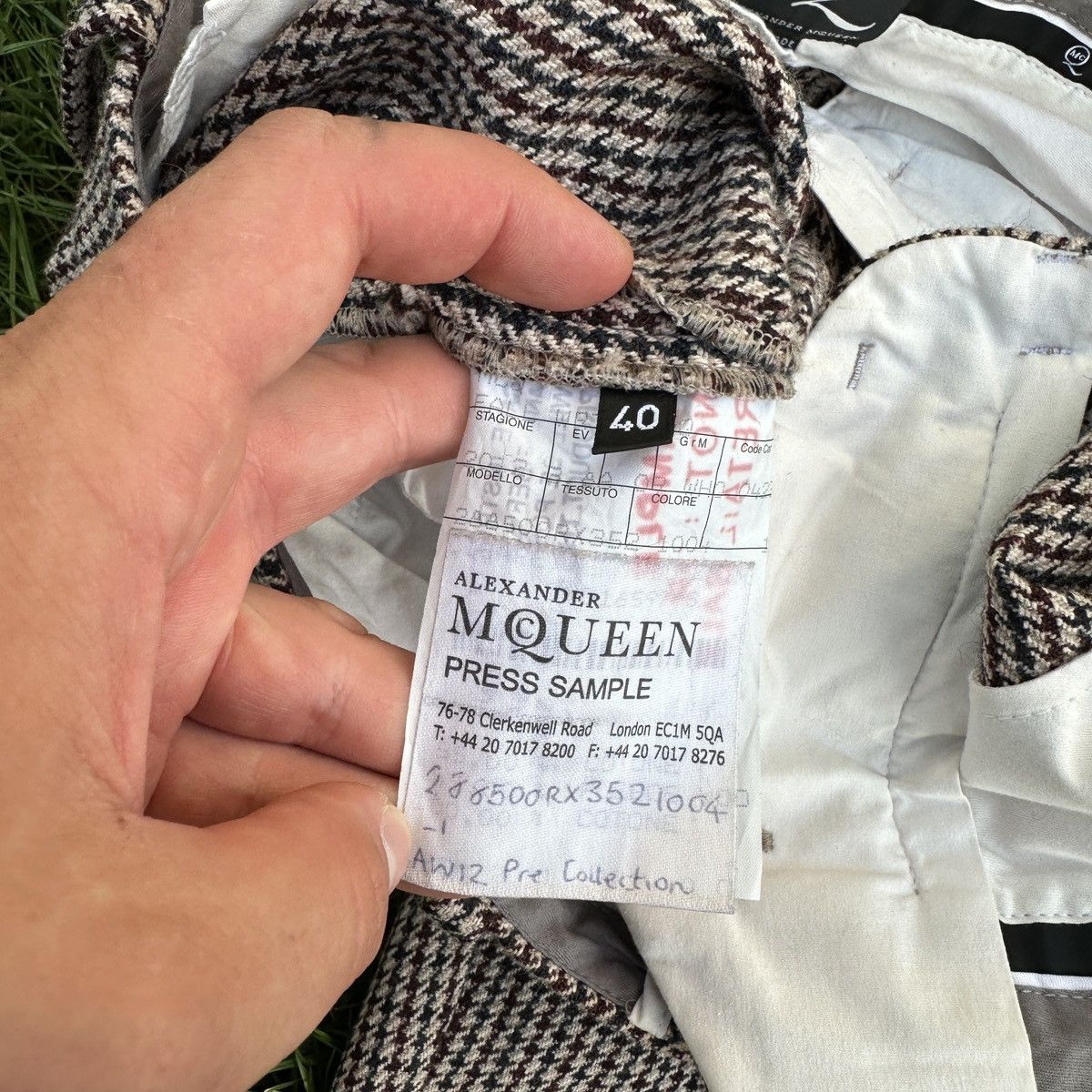 Alexander McQueen SAMPLE Alexander McQueen 2012 Wool Pants Rare Trouser Size 27" / US 4 / IT 40 - 10 Thumbnail