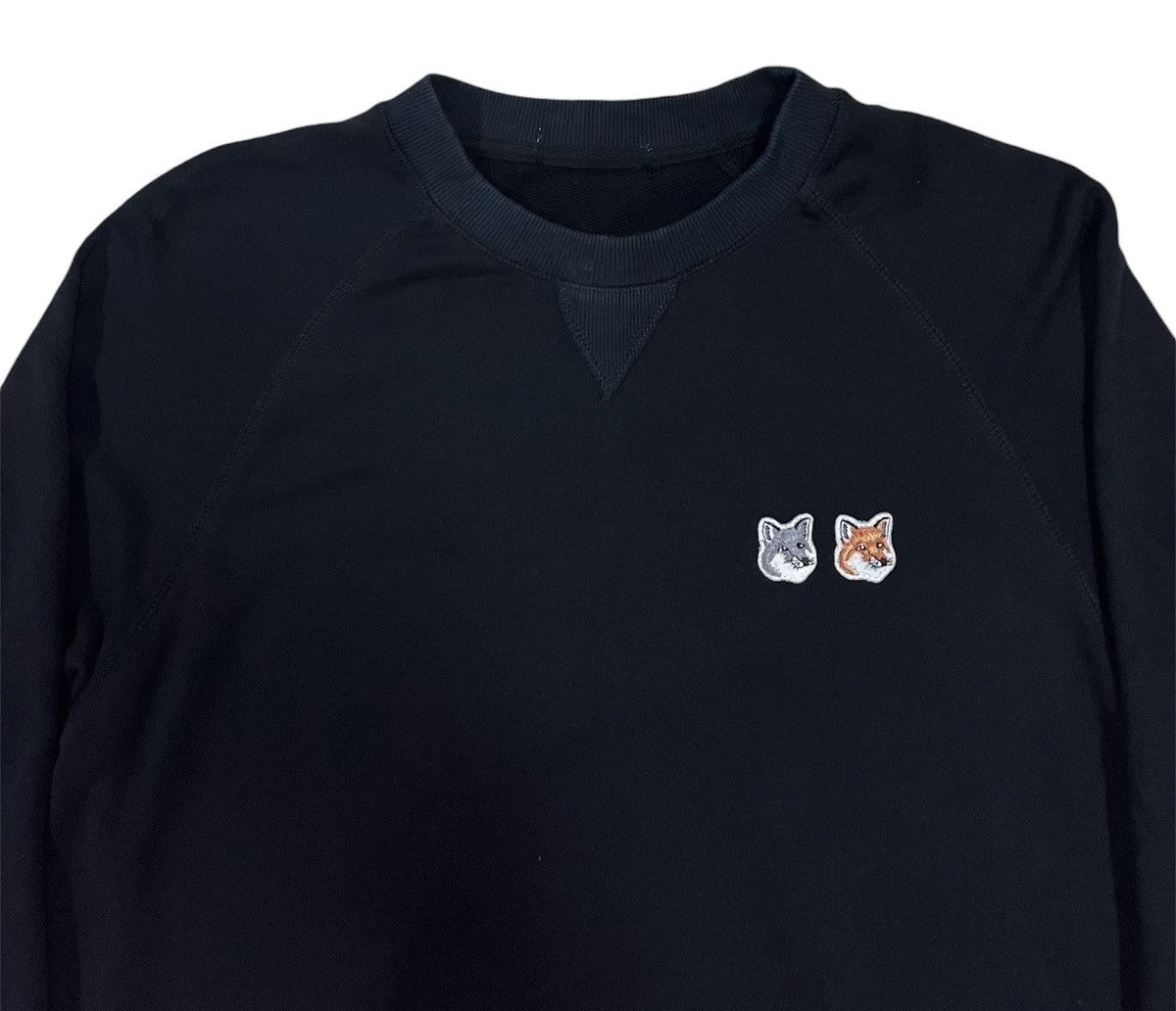 Designer × Maison Kitsune Maison kitsune sweatshirt double monochrome fox head classic Size US S / EU 44-46 / 1 - 4 Thumbnail