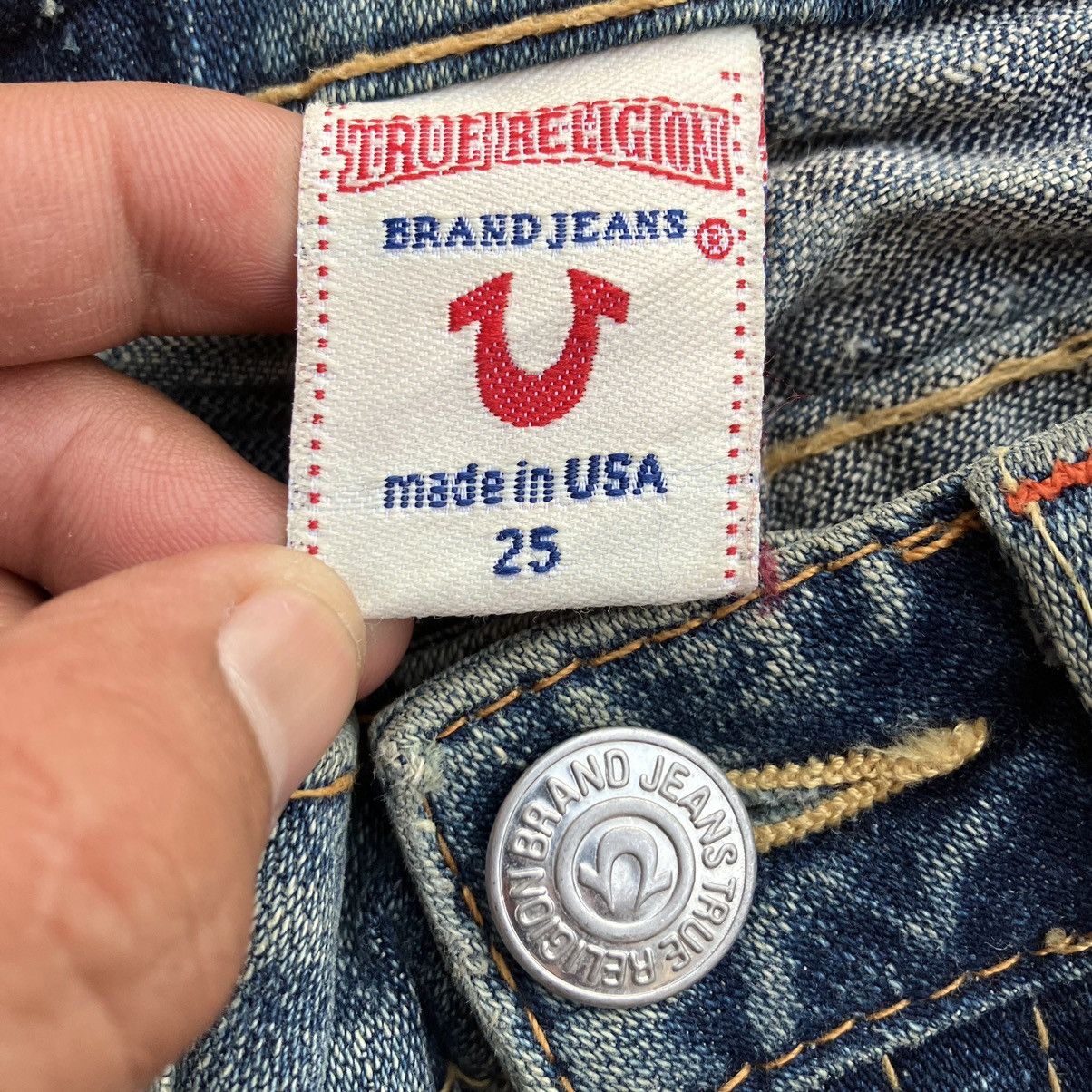 True Religion TRUE RELIGION FLARED JEANS Size 27" / US 4 / IT 40 - 4 Thumbnail