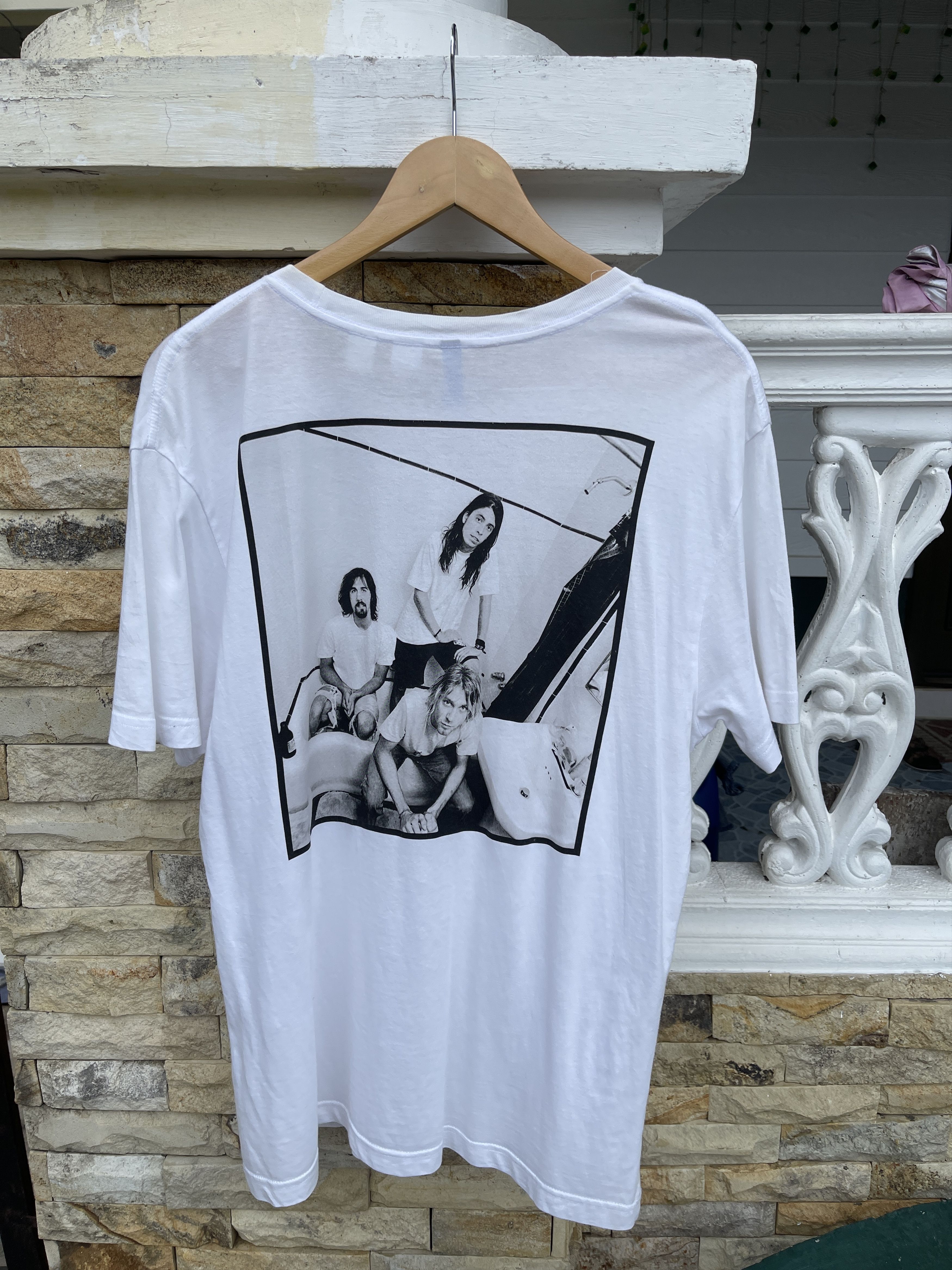 Band Tees × Nirvana × Vintage Last Drop🔥Rare🔥Vintage Nirvana Band T-Shirt Size US M / EU 48-50 / 2 - 3 Thumbnail