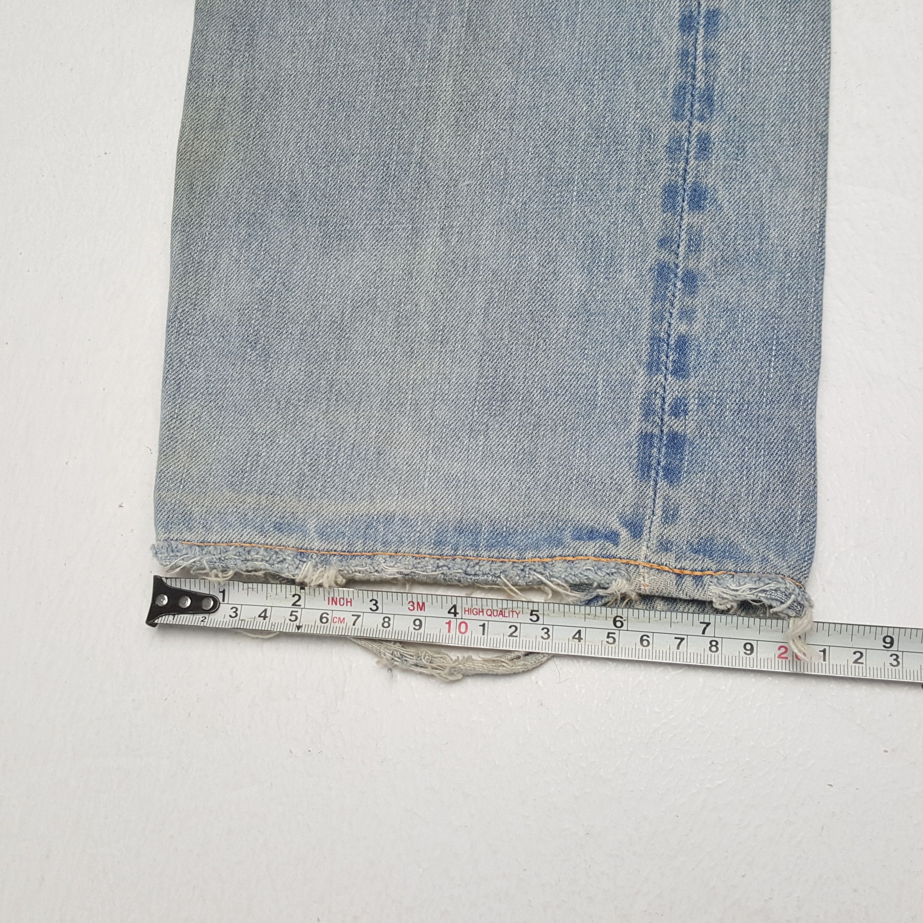 Evisu × Japanese Brand × Vintage Vintage EVISU Japanese Brand Daicock Custom Distressed Jeans Size US 28 / EU 44 - 11 Thumbnail