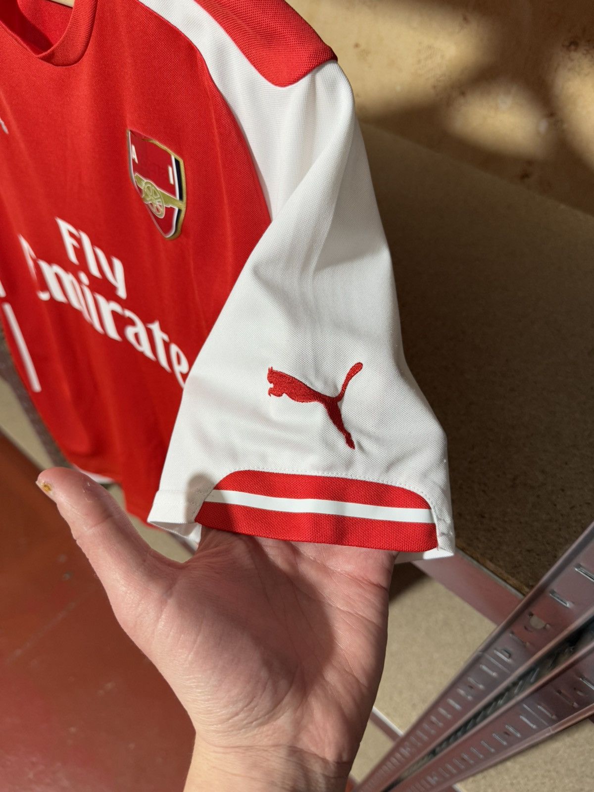 Puma × Vintage Vintage Puma Arsenal Home 2014 2015 Football Soccer Jersey Size US L / EU 52-54 / 3 - 9 Thumbnail
