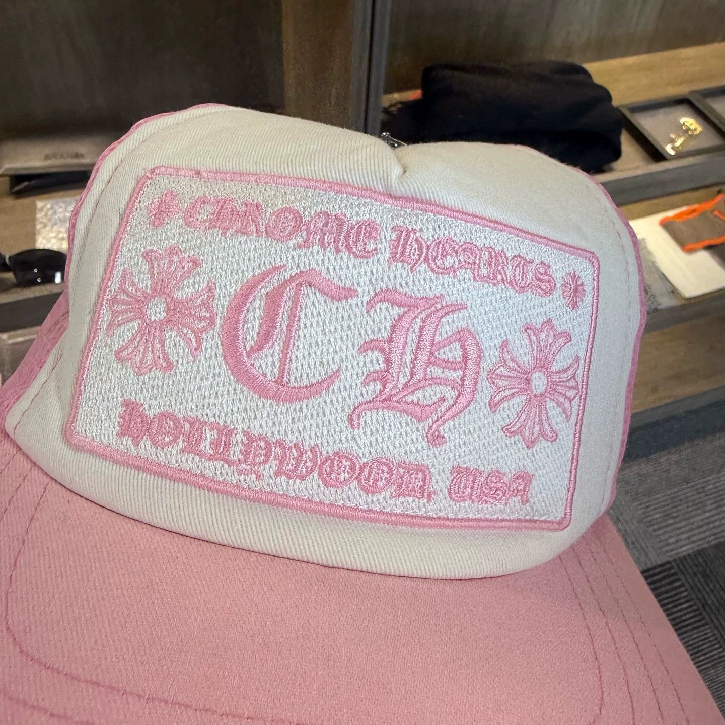 Chrome Hearts Chrome Hearts Pink CH Emb Baseball Jkt 99N Size ONE SIZE - 3 Thumbnail
