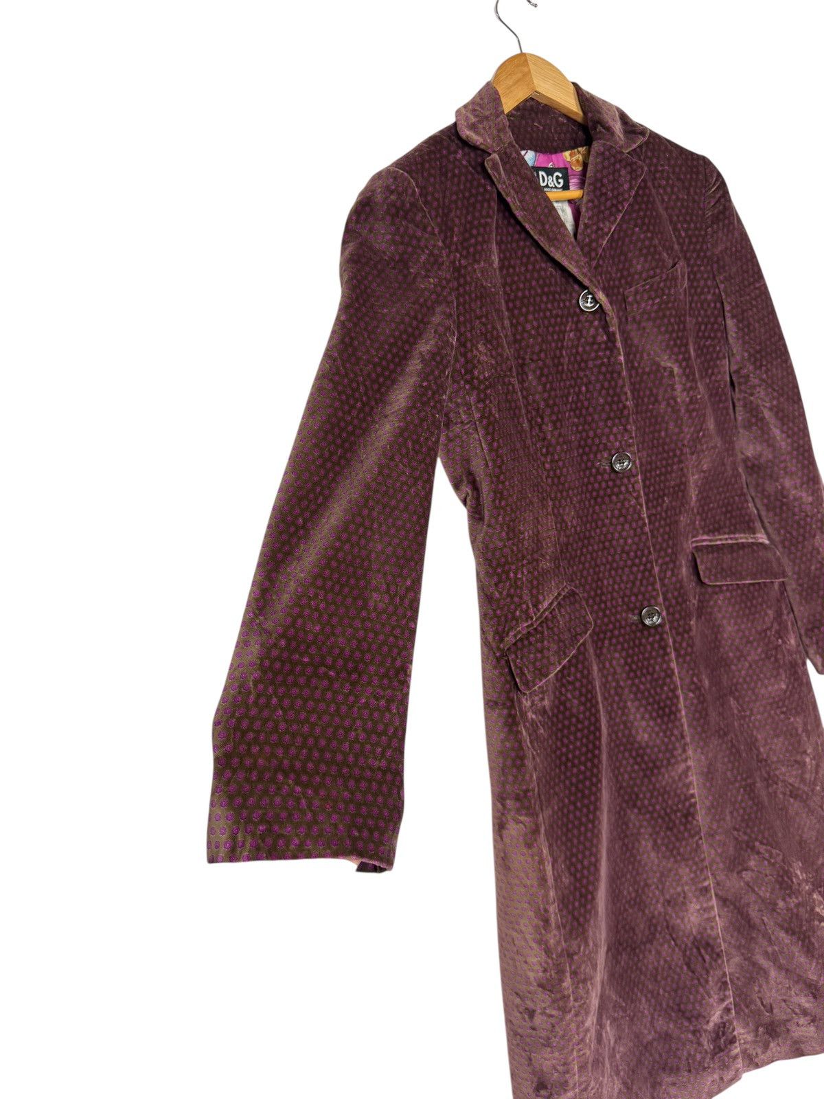 Dolce & Gabbana Dolce & Gabbana Polka Dots Butterfly Trench Coat Size XS / US 0-2 / IT 36-38 - 8 Thumbnail