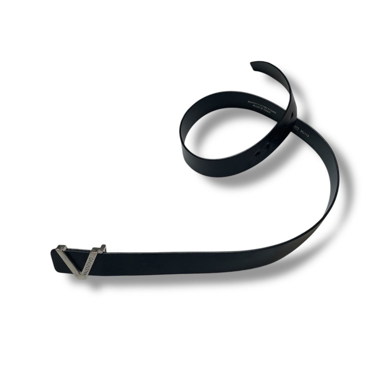 Valentino Valentino Black VLogo Belt man Leather Black y2k Size ONE SIZE - 1 Thumbnail