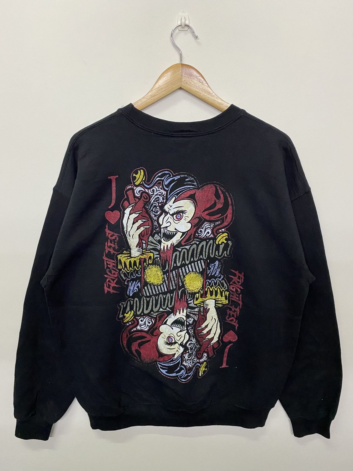 Japanese Brand Japanese Brand Six Flags Big Print On Back Sweatshirt Size US L / EU 52-54 / 3 - 1 Thumbnail