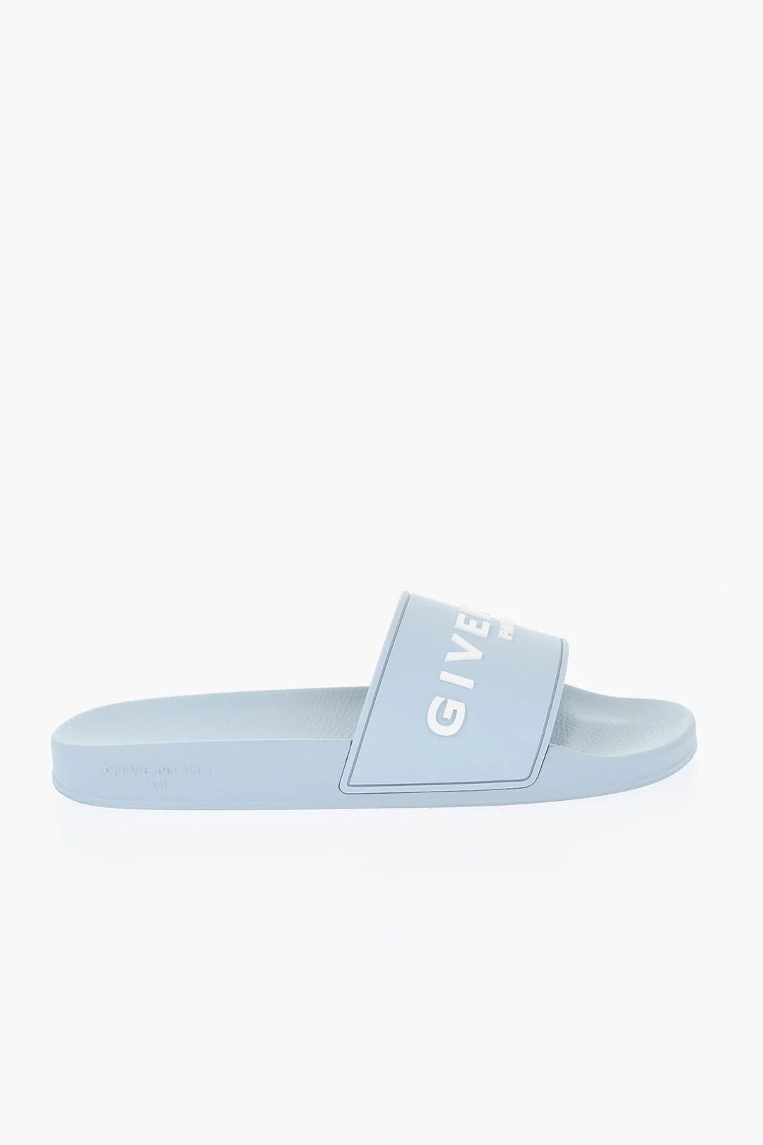 Givenchy og1mm0326 Logo Rubber Slides in Light Blue Size US 8 / EU 41 - 1 Thumbnail