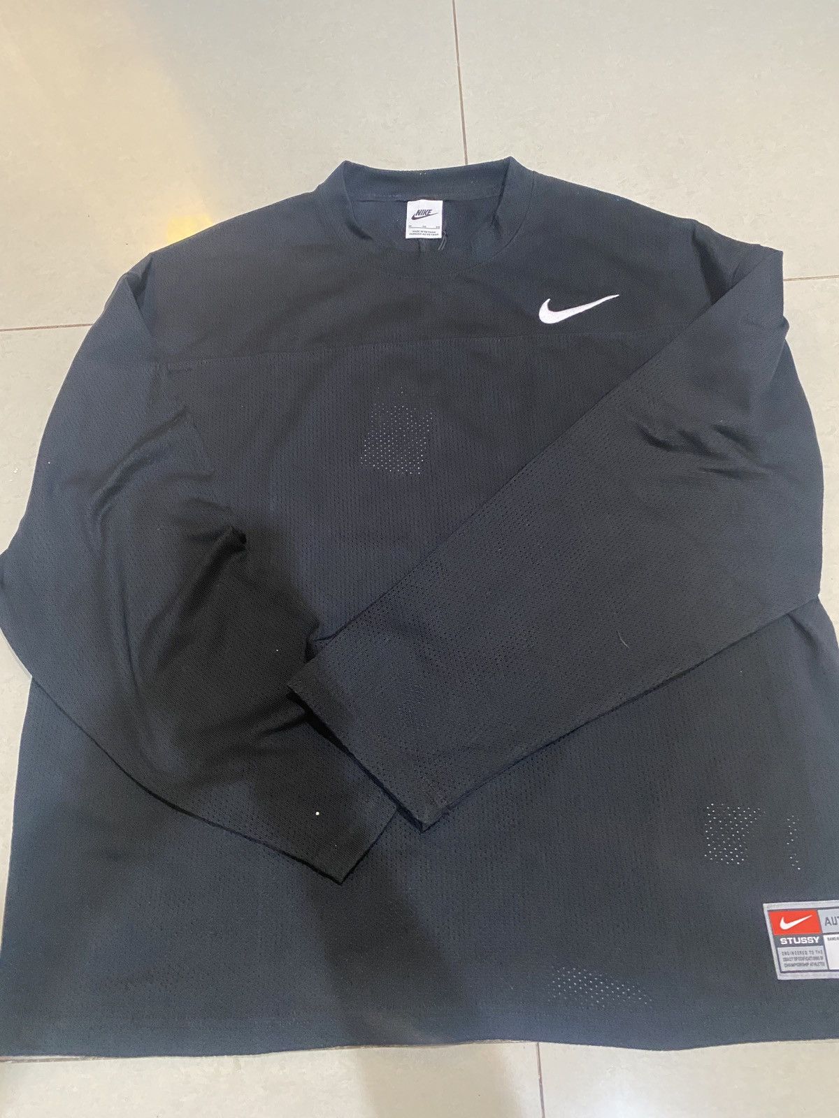 STUSSY - stussy NIKE DRI FIT MESH JERSEY  黒 NIKE X STUSSY DRI-FIT MESH JERSEY The latest Stussy x Nike