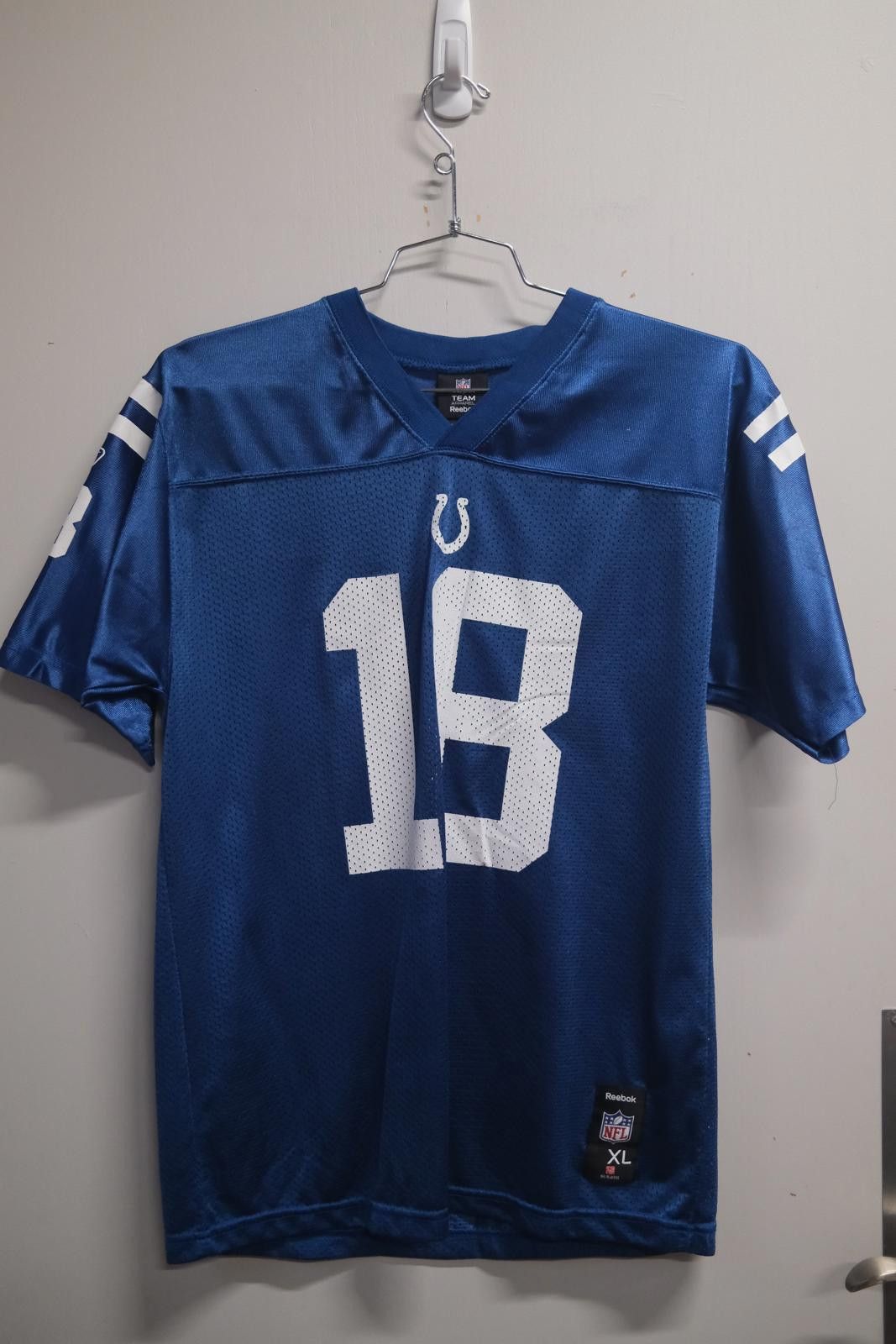 Reebok Reebok Indianapolis Colts Manning #18 Football Jersey Size ONE SIZE - 1 Thumbnail