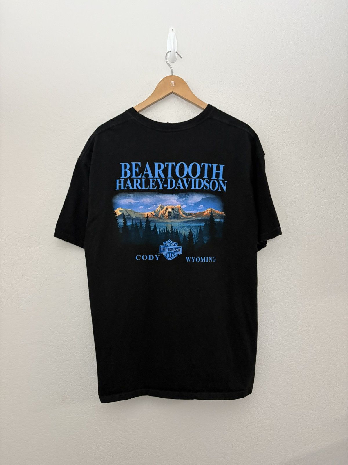 Harley Davidson Harley Davidson vintage 2005 Beartooth, Wyoming Tee shirt Size US XL / EU 56 / 4 - 2 Thumbnail