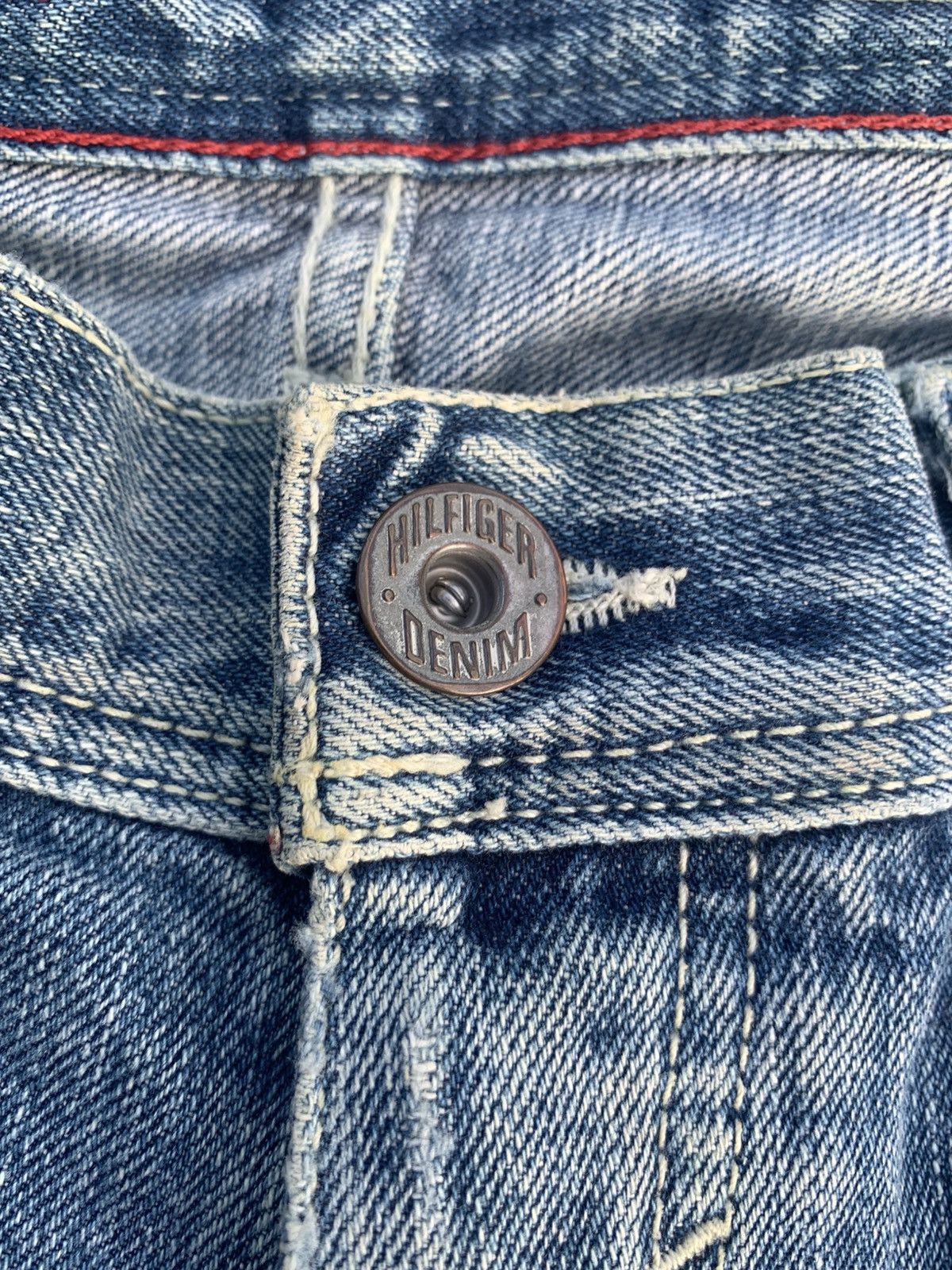 Kapital TOMMY HILFIGER SELVEDGE RUSTY DISTRESSED DENIM Size US 30 / EU 46 - 20 Thumbnail
