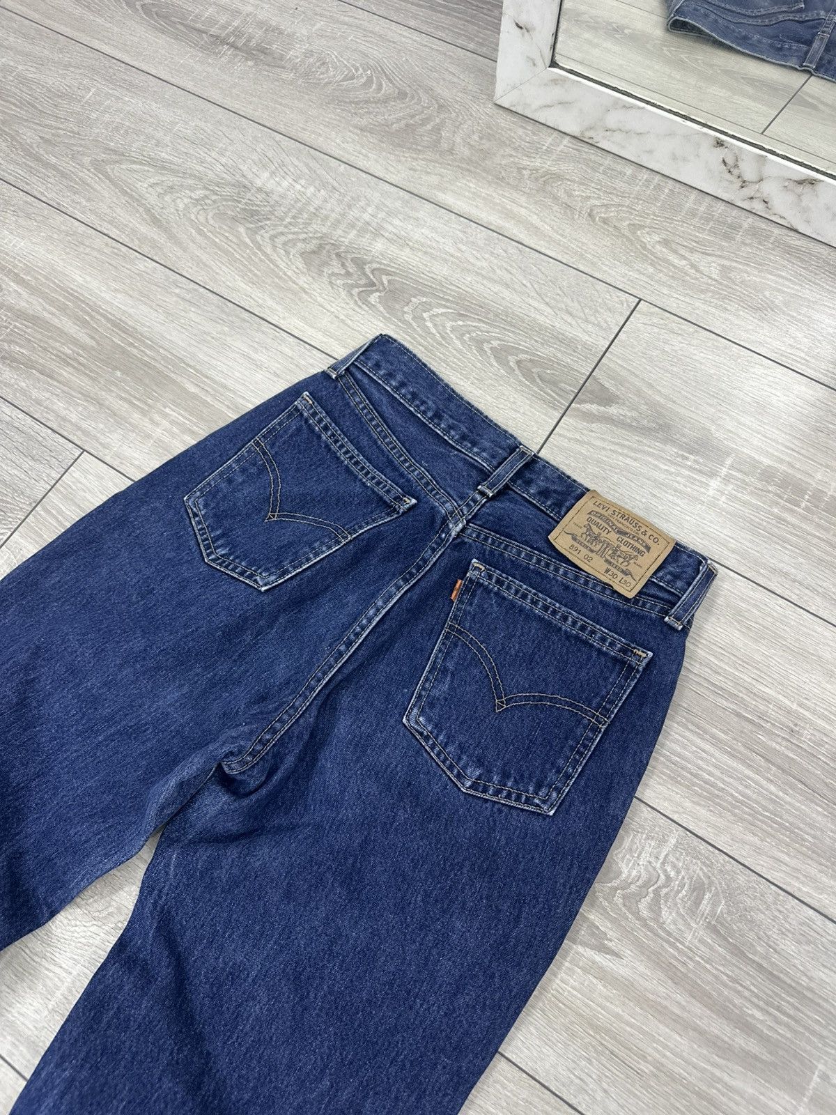 Levi's Levis Orange Tab Mom Jeans Made in UK 90s Vintage Size US 30 / EU 46 - 6 Thumbnail