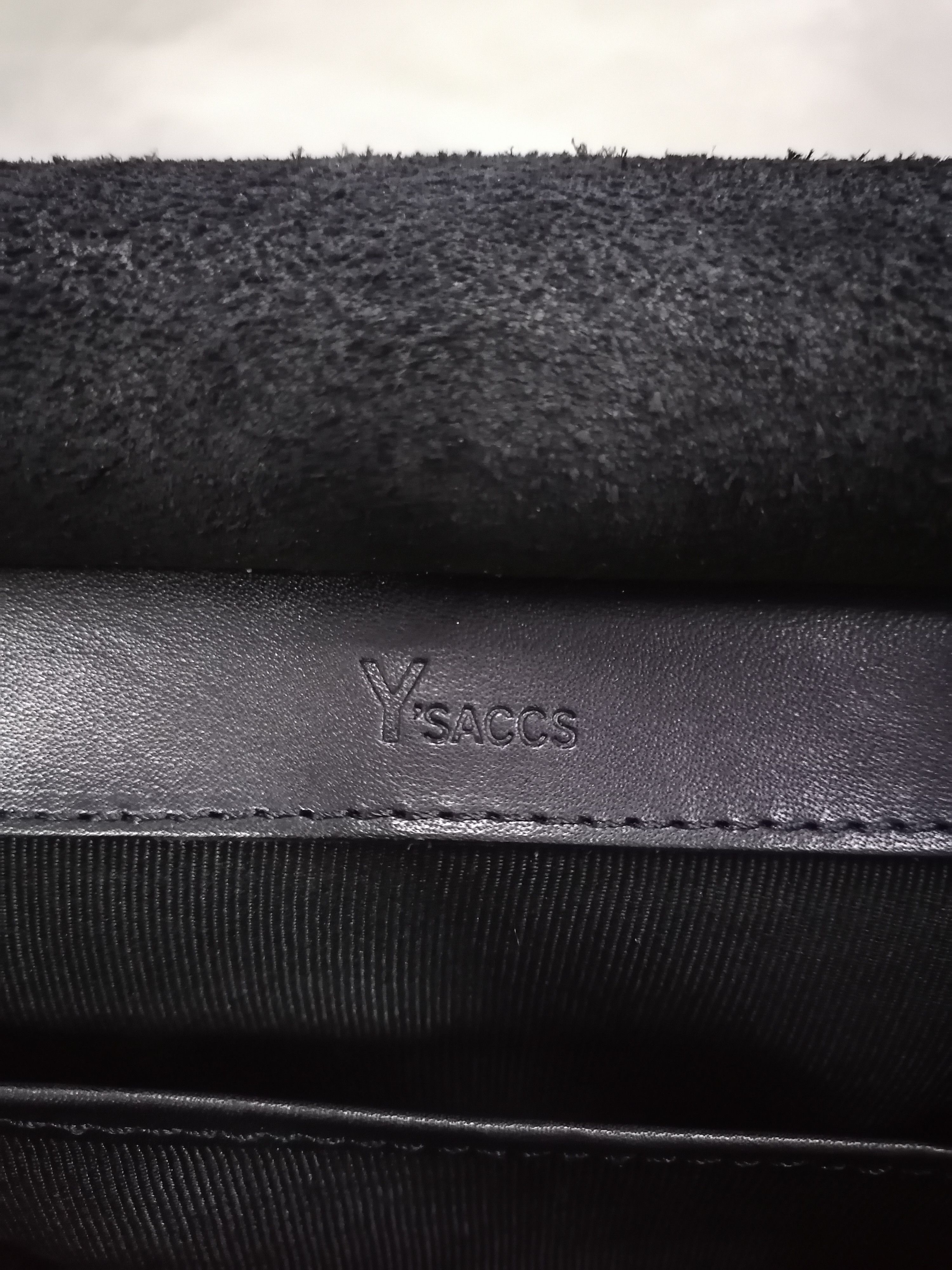 Designer × Genuine Leather × Yohji Yamamoto Y'saccs By Yohji Yamamoto Leather Sling /Crossbody Bag Size ONE SIZE - 6 Thumbnail