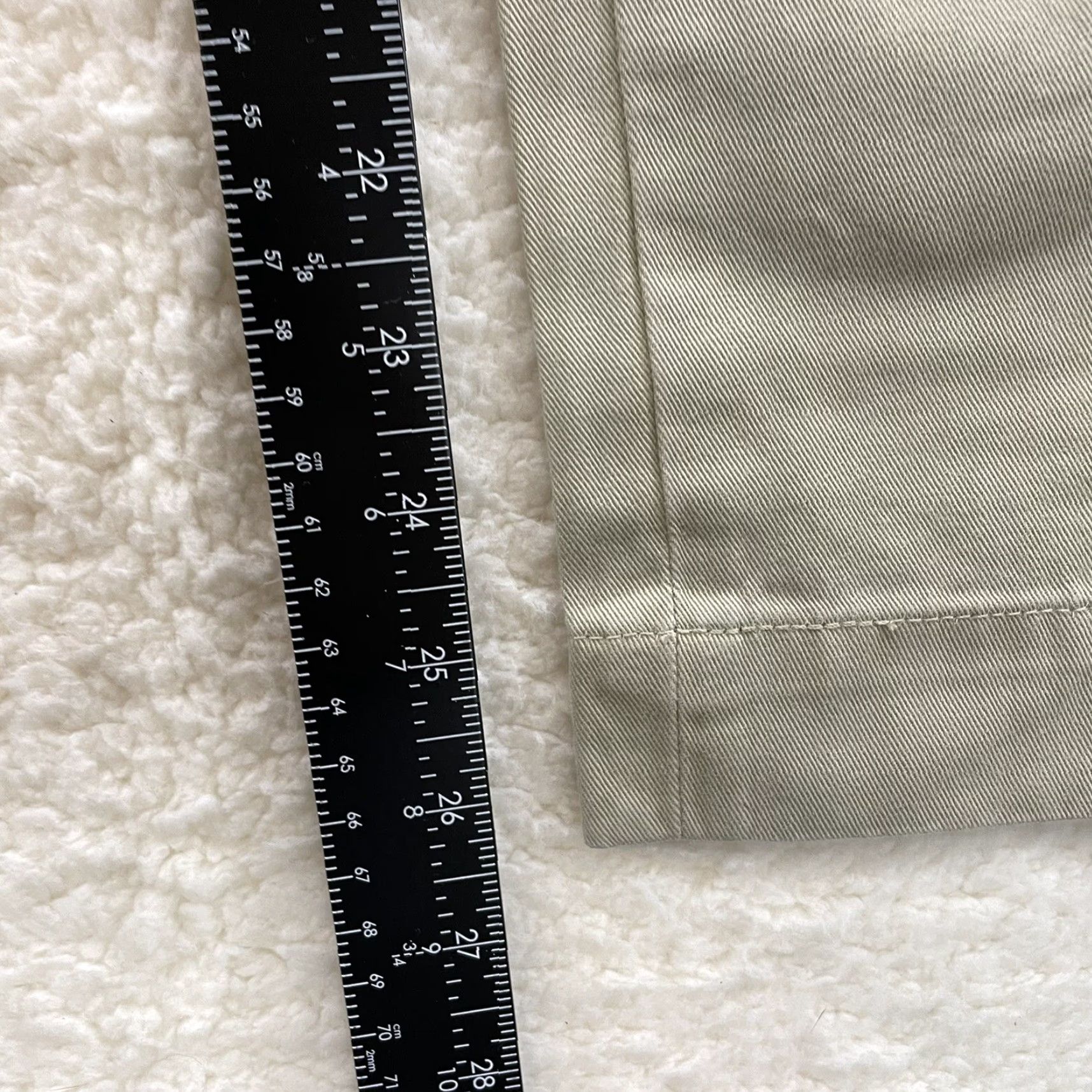 Gap VINTAGE Gap Pants Womens 8 Khaki Tan Relaxed Straight Leg Crop Ankle 28 Beige Cotton 90s Size 30" / US 8 / IT 44 - 7 Thumbnail