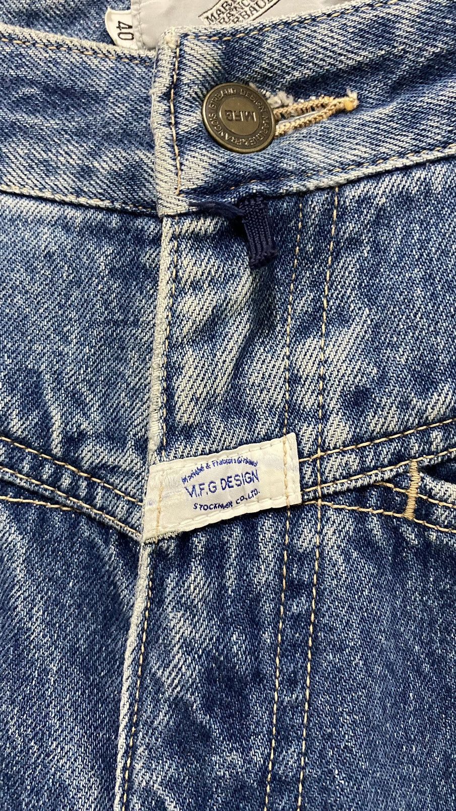 Designer × Marithe + Francois Girbaud × Vintage Vintage Marithe Francois Girbaud MFG Blue Denim Jeans Pants Size US 30 / EU 46 - 12 Thumbnail