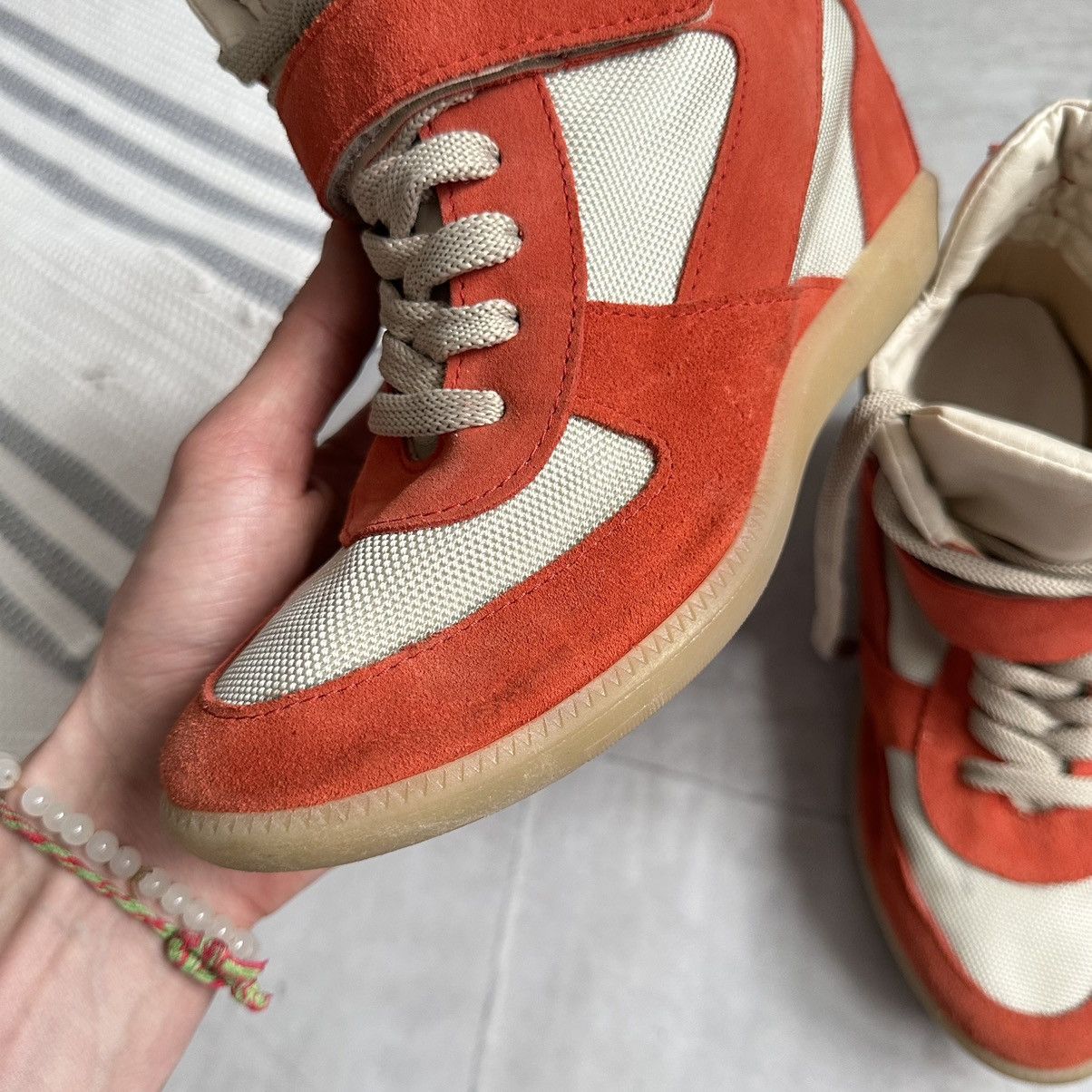 Isabel Marant Vintage Isabel Marant Style Bobby Bekett Wedge Sneakers Size US 9 / IT 39 - 13 Thumbnail