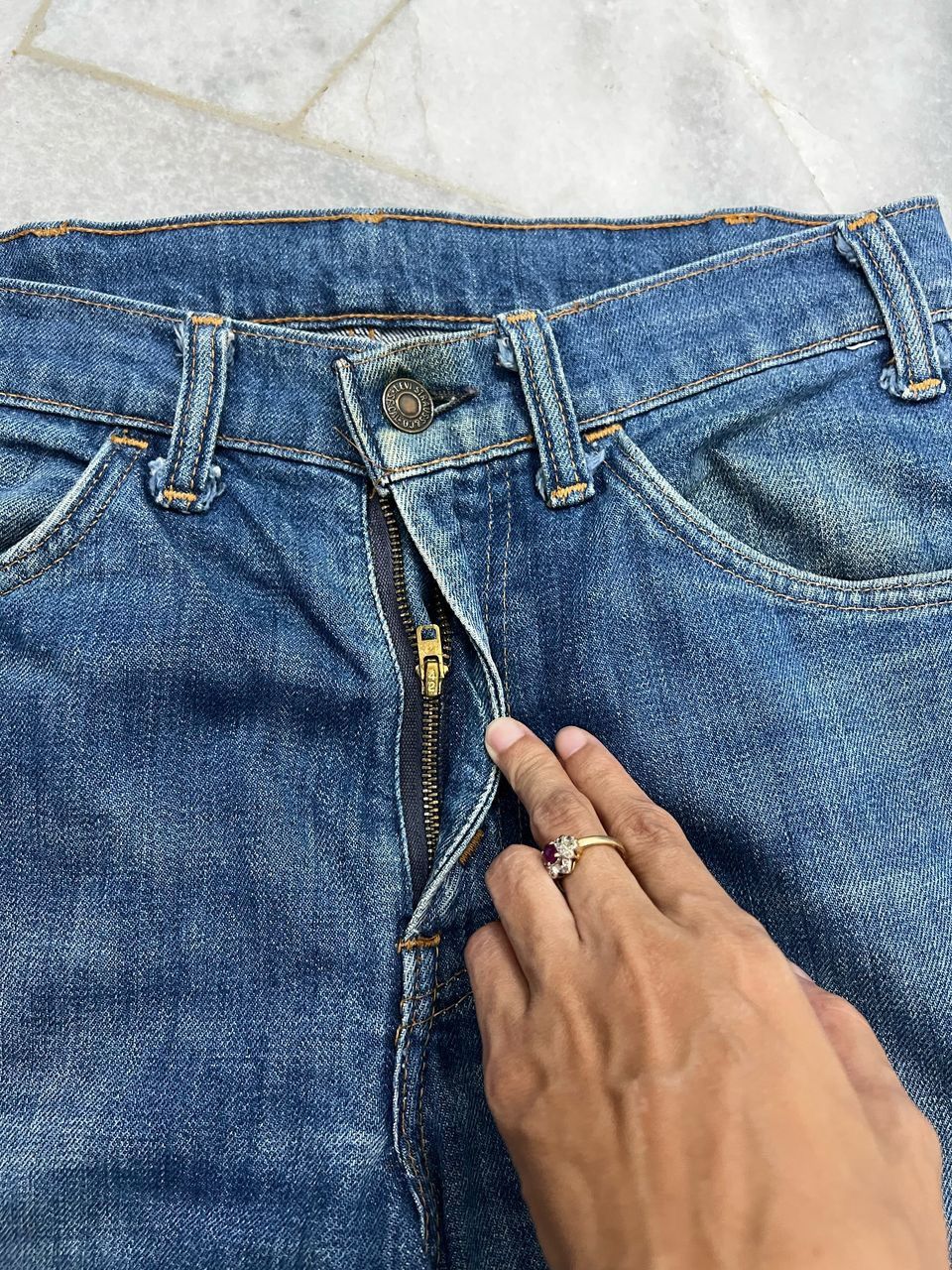 Levi's × Vintage Vintage 1970’s Levis 519 Size US 29 - 4 Thumbnail