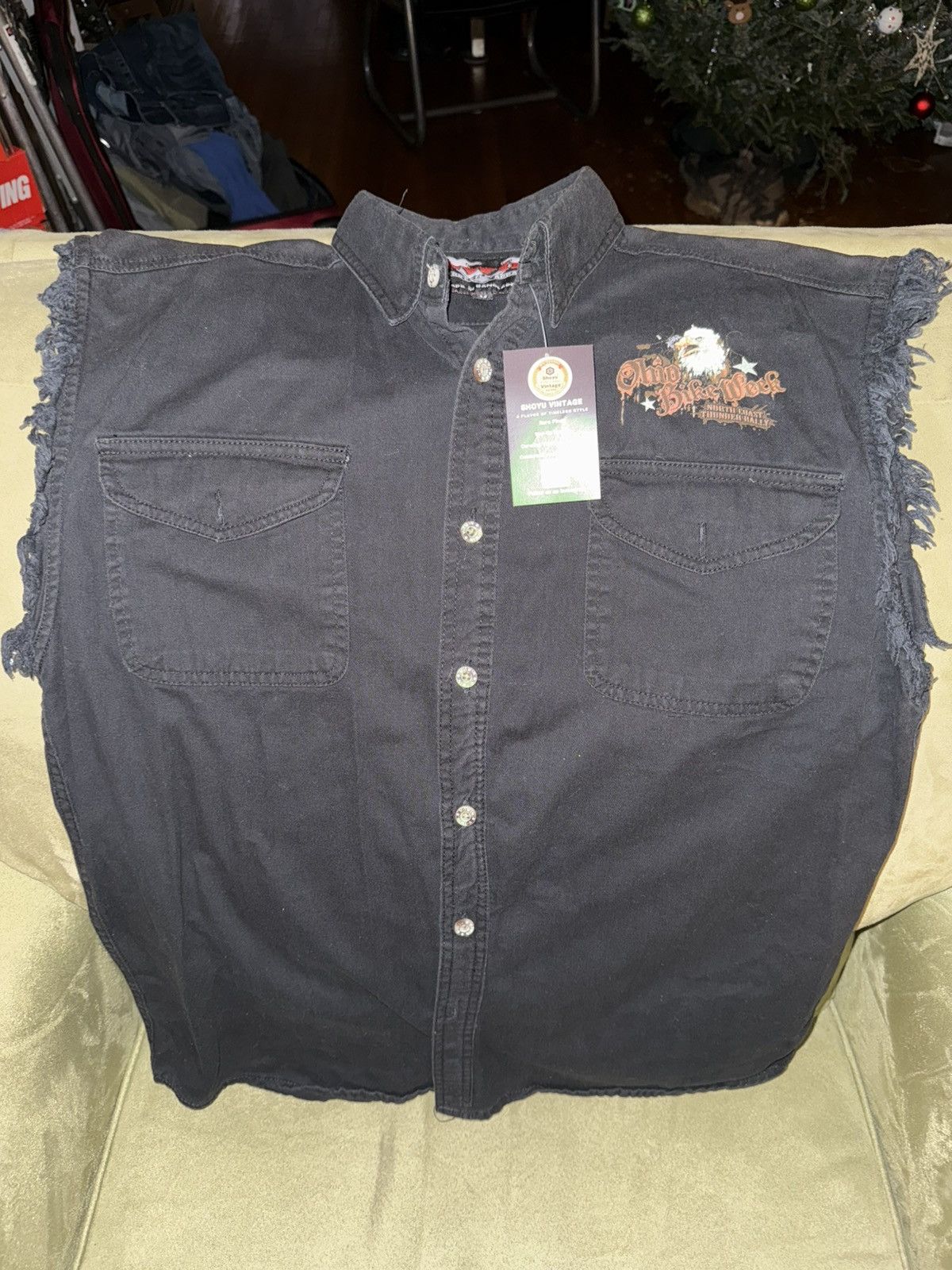 Vintage V-Twin Motorcycle Wear vintage “Ohio Bike Week 2010” shirt! Size US M / EU 48-50 / 2 - 1 Thumbnail