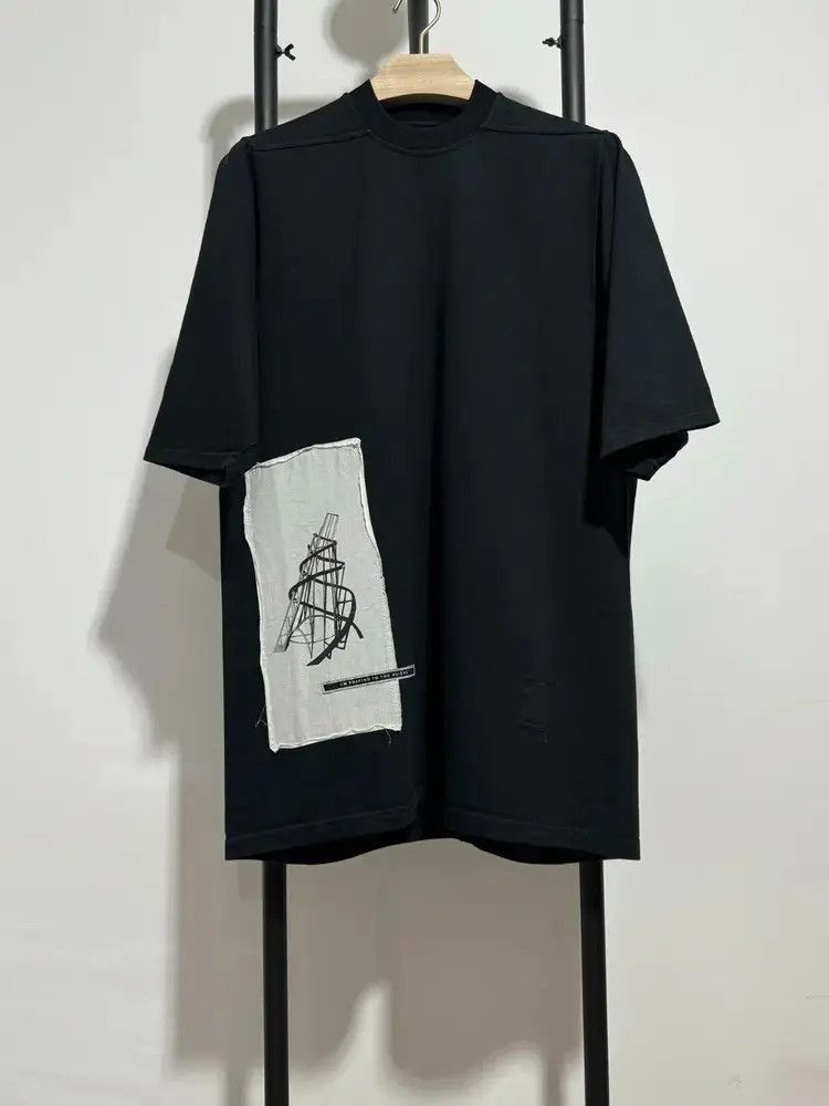 Rick Owens Rick Owens Drkshdw Patches Tee-2507 Size US S / EU 44-46 / 1 - 1 Thumbnail