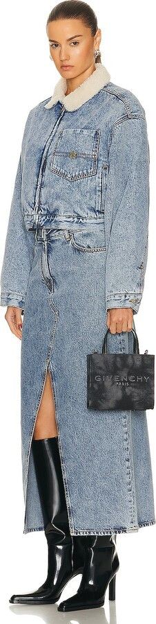 Givenchy o1srvl11e1224 Size: OS/G Mini Tote Bag in Charcoal Size ONE SIZE - 6 Thumbnail